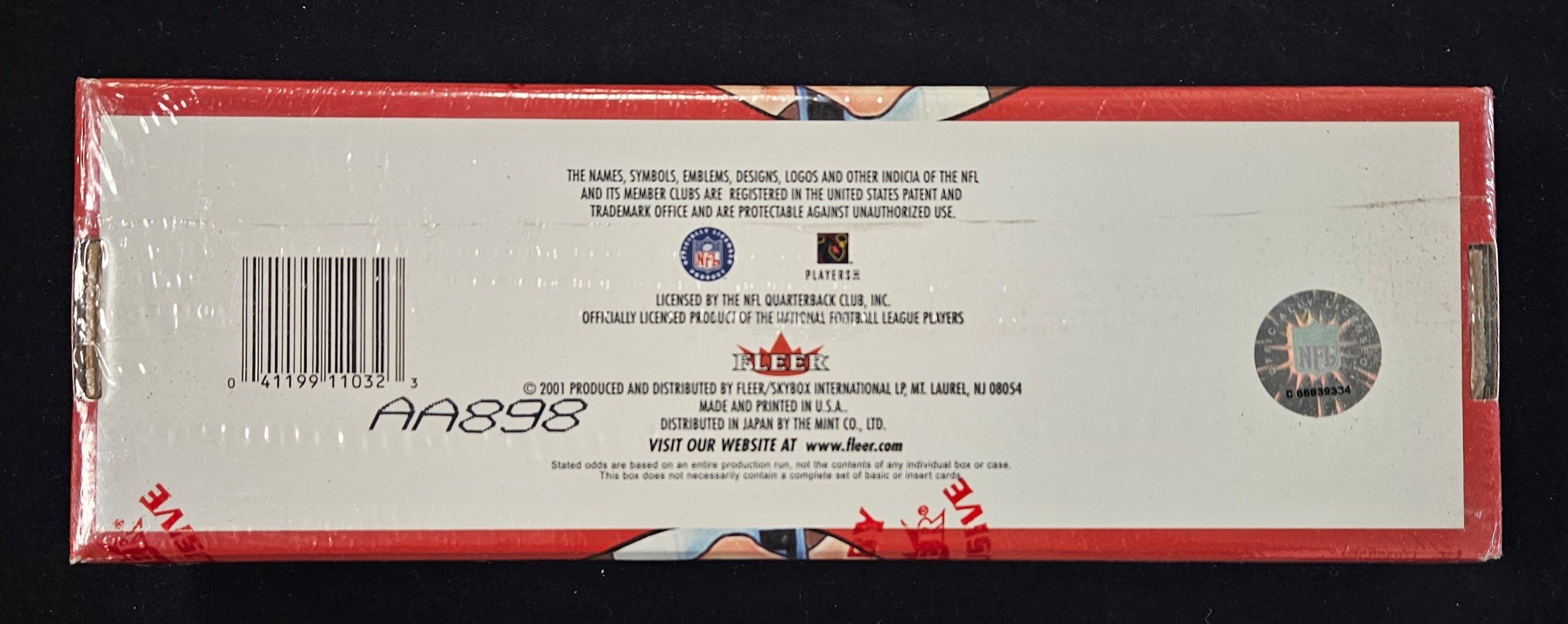 2000 Fleer Tradition Glossy Football Complete Factory Set Sealed Tom Brady RC