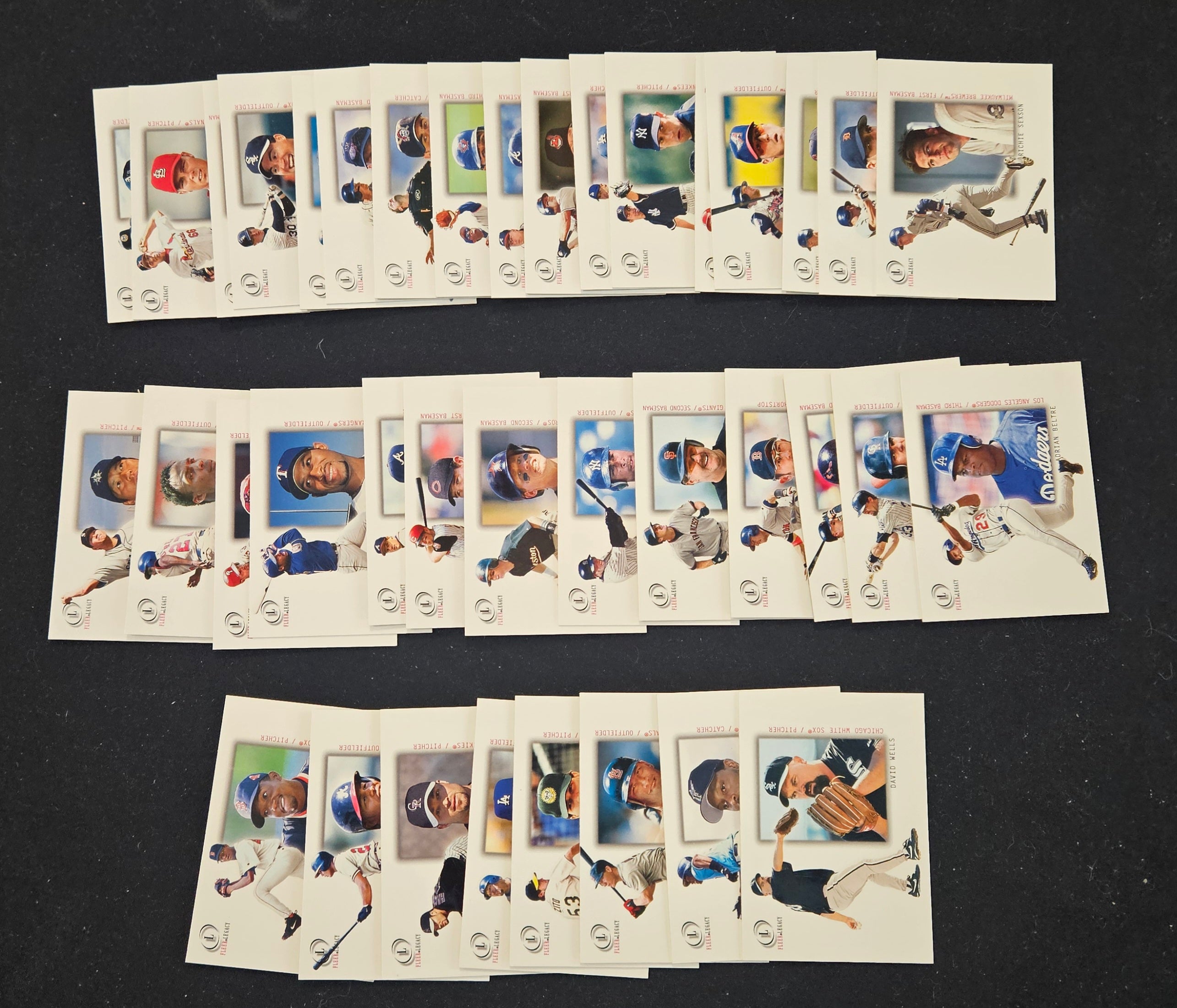 2001 Fleer Legacy Baseball Base Set (1-90)