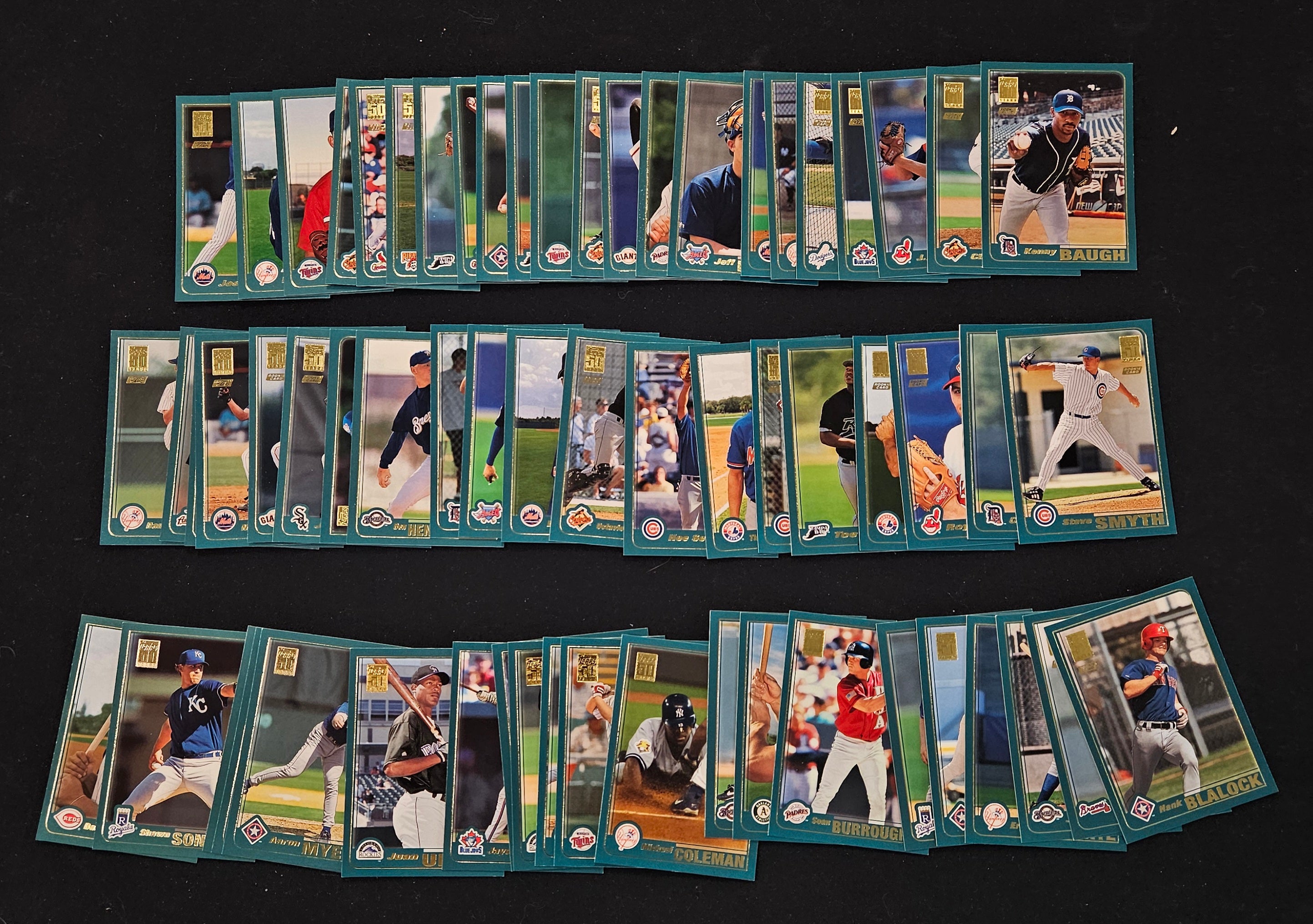 2001 Topps Traded and Rookies Baseball Complete Set