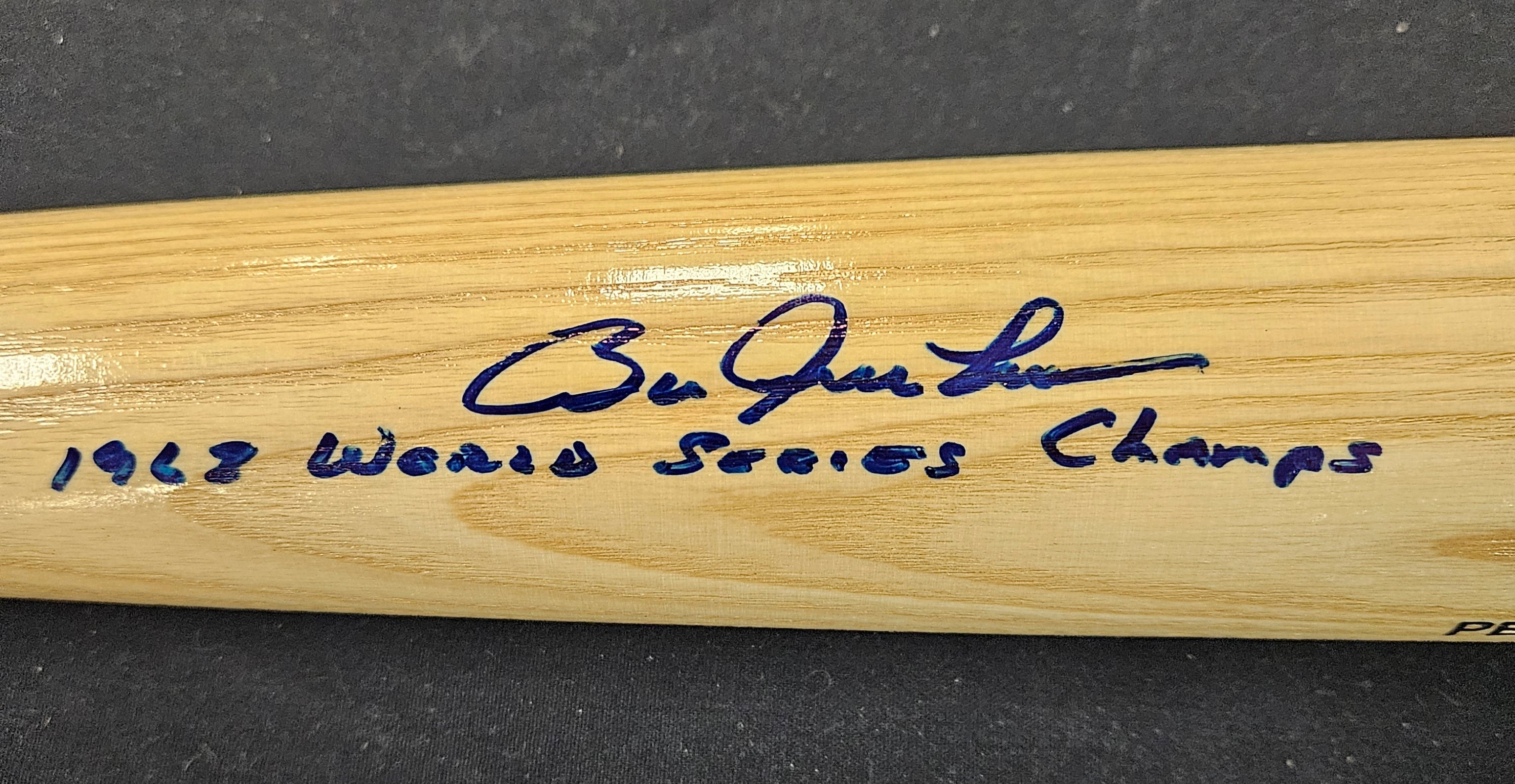 Bill Freehan Signed Autographed Inscribed Adirondack Baseball Bat JSA Authentic