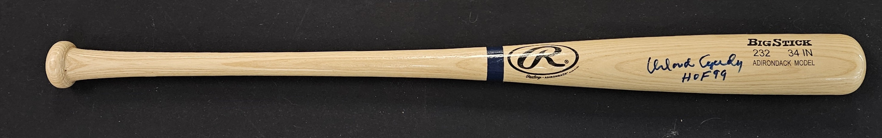 Orlando Cepeda Signed Autographed Inscribed Rawlings Baseball Bat PSA/DNA Cert