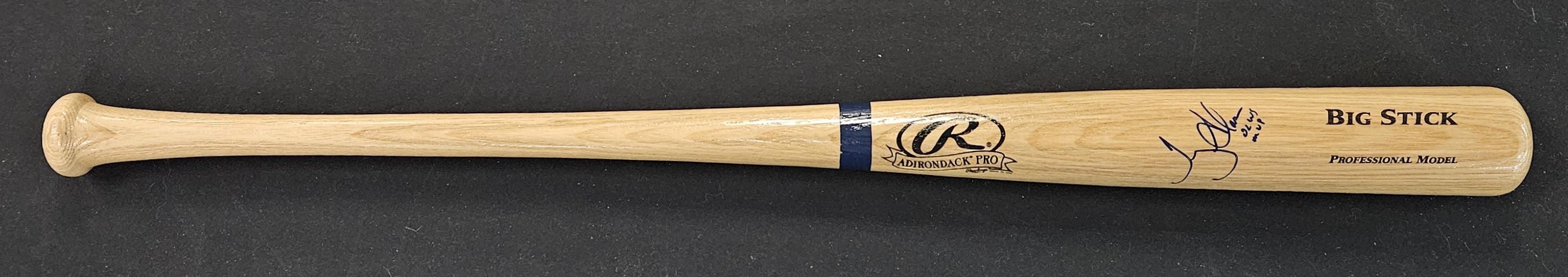 Troy Glaus Signed Autographed Inscribed Rawlings Adirondack Baseball Bat JSA