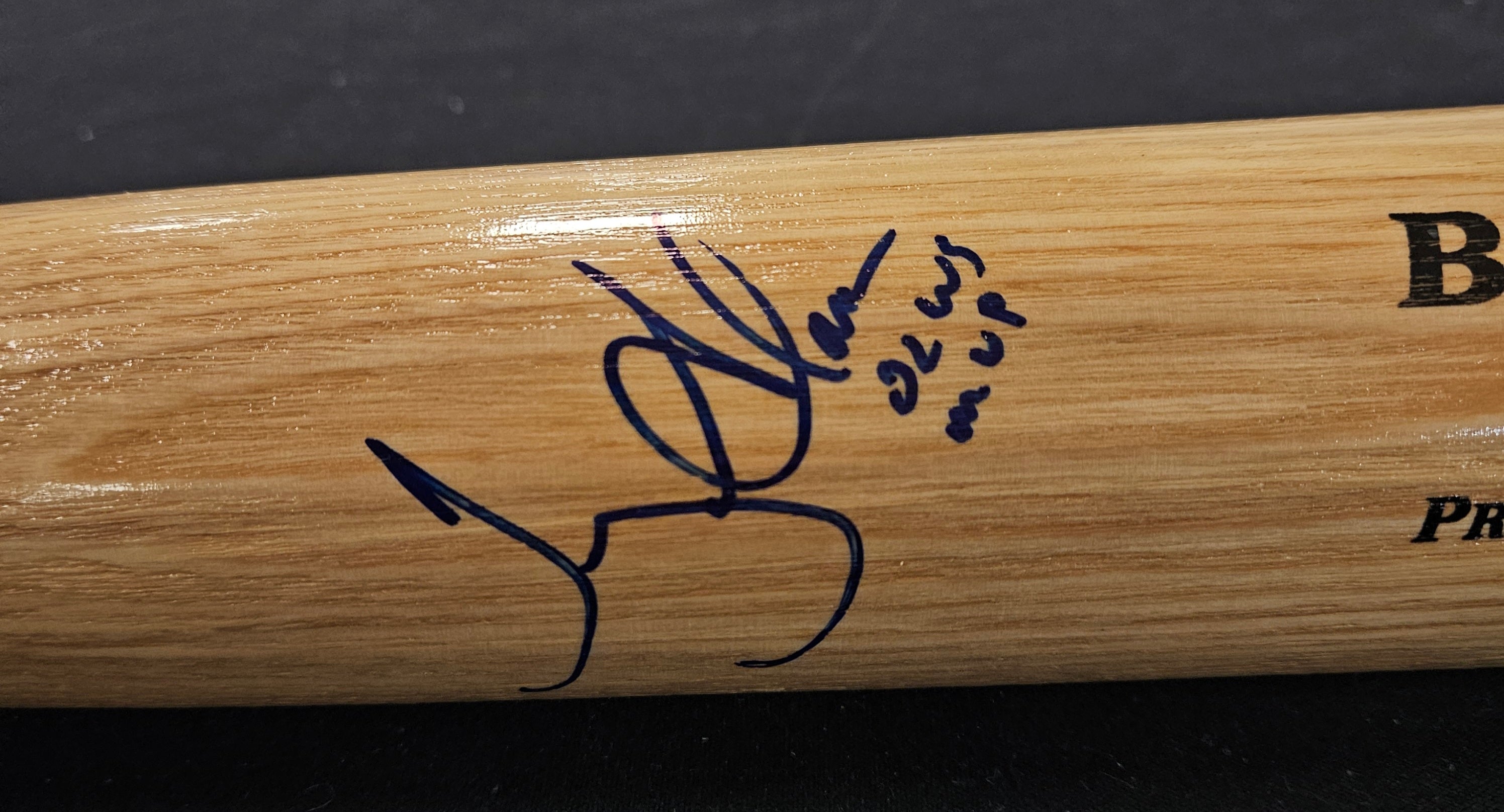 Troy Glaus Signed Autographed Inscribed Rawlings Adirondack Baseball Bat JSA