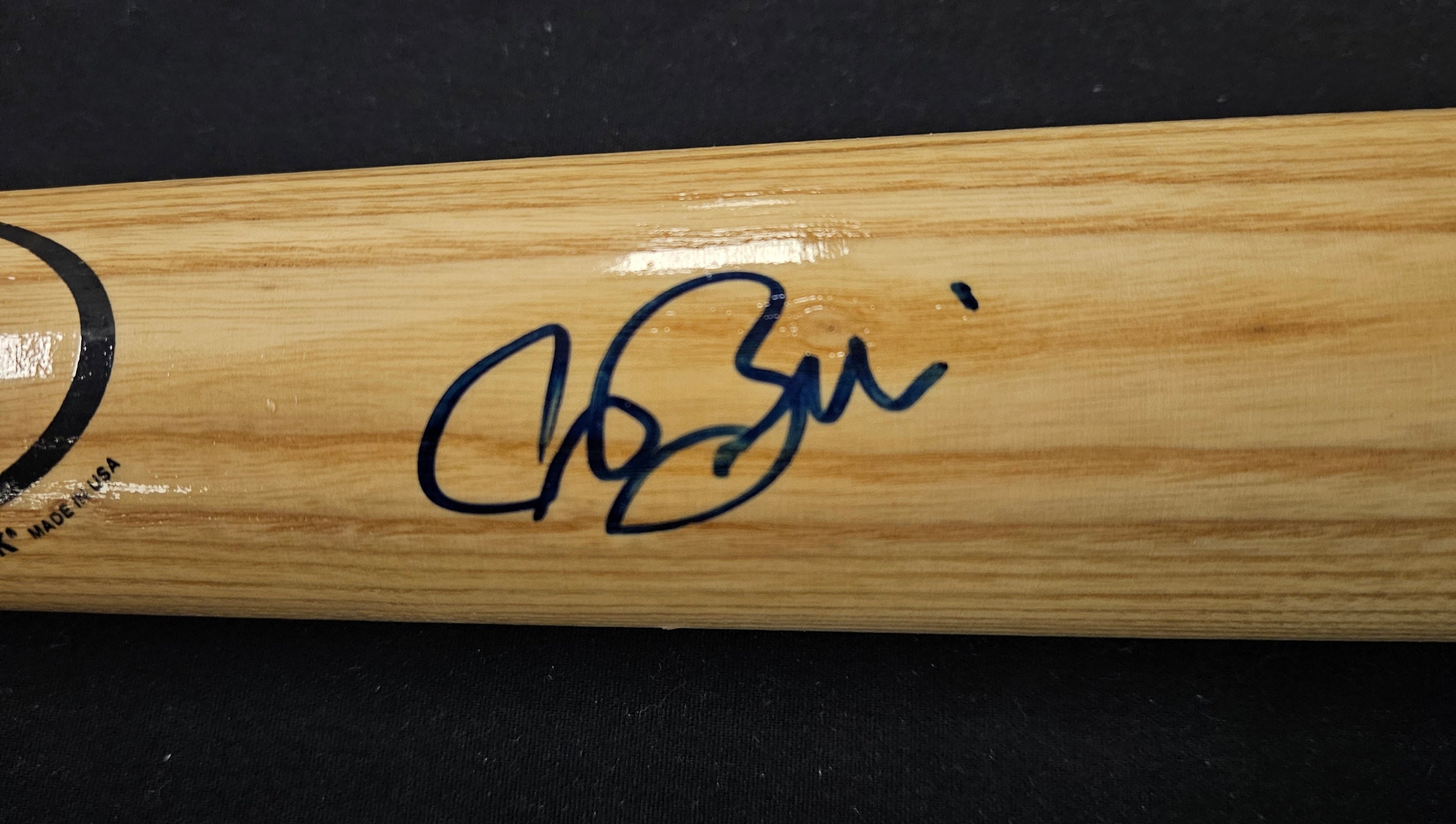 Rocco Baldelli Signed Autographed Rawlings Baseball Bat JSA Authentic