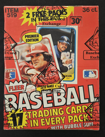 1981 Fleer Baseball Wax Box BBCE Wrapped/Sealed