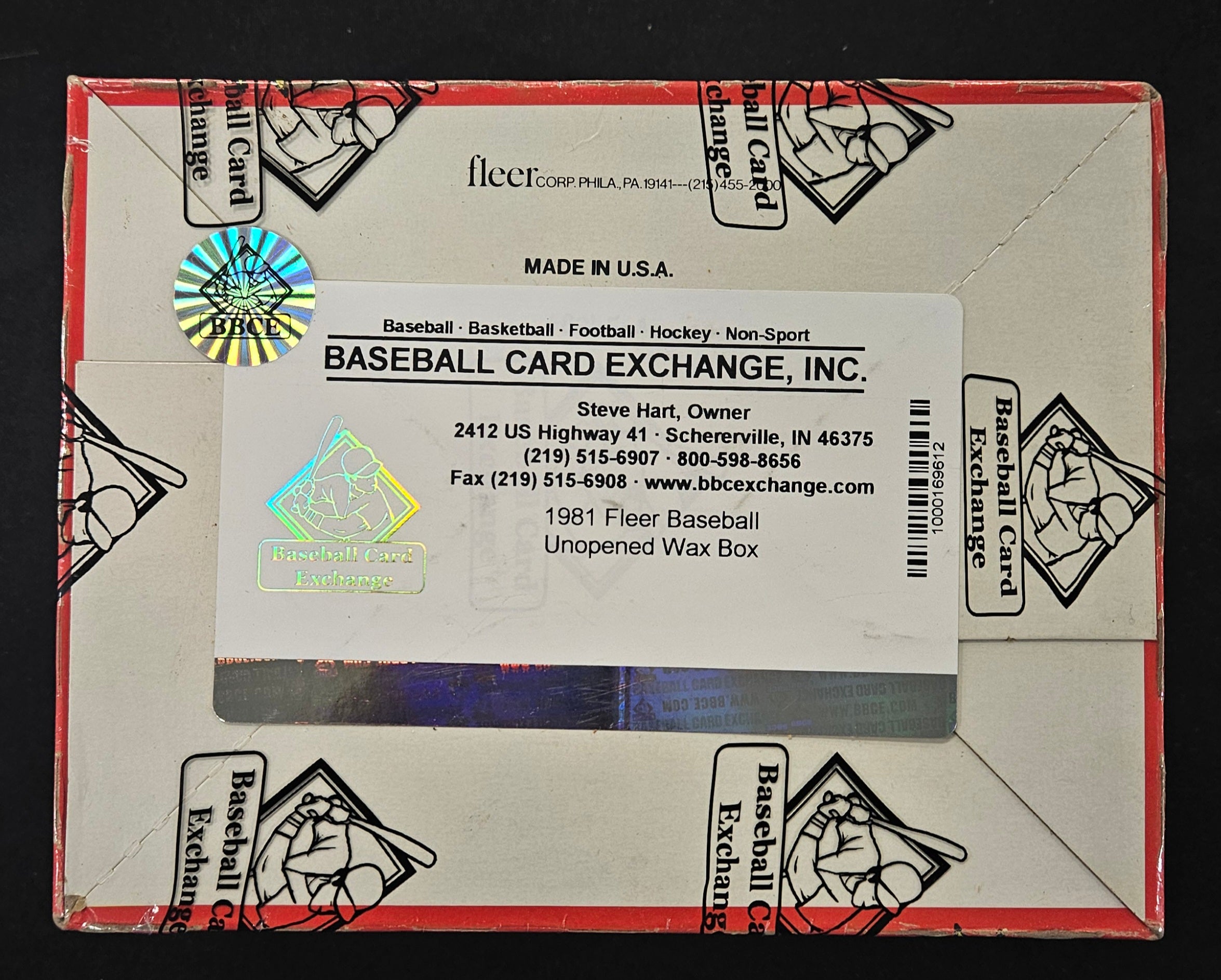 1981 Fleer Baseball Wax Box BBCE Wrapped/Sealed