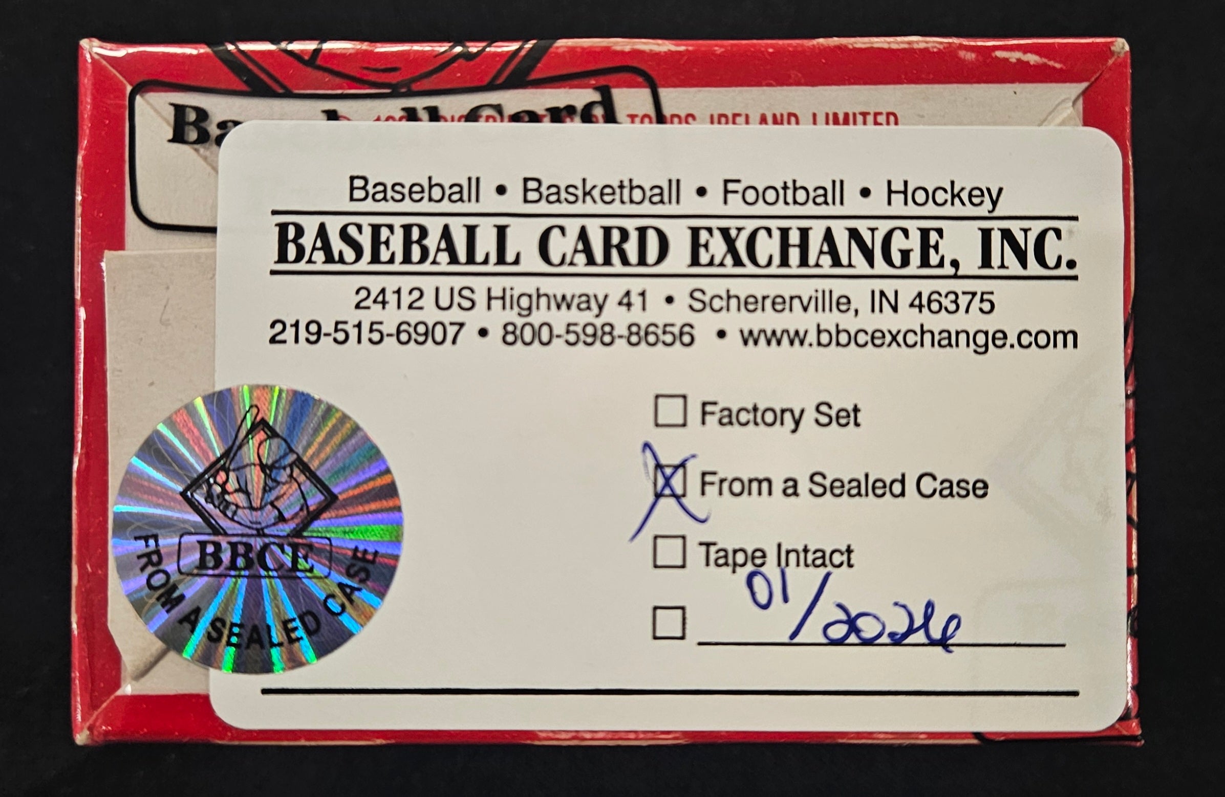 1986 Topps Traded Factory Set BBCE Wrapped/Sealed FASC