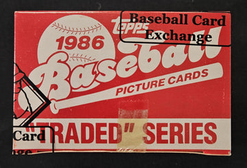 1986 Topps Traded Factory Set BBCE Wrapped/Sealed FASC