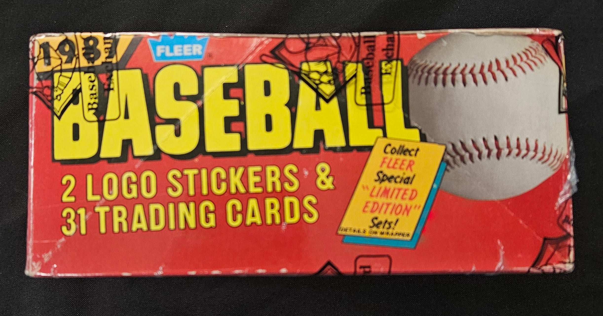 1987 Fleer Baseball Cello Box BBCE Wrapped/Sealed