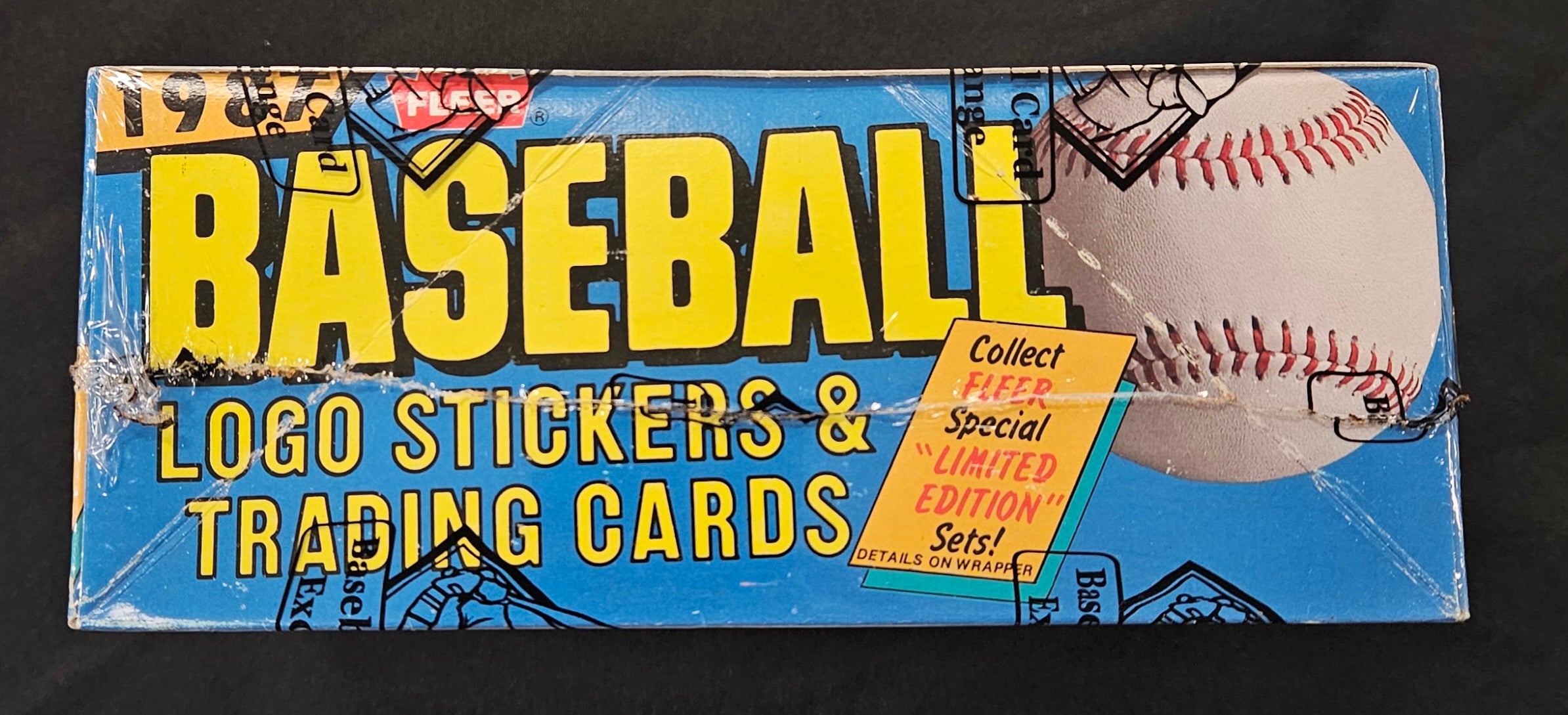 1987 Fleer Baseball Wax Box BBCE Wrapped/Sealed FASC