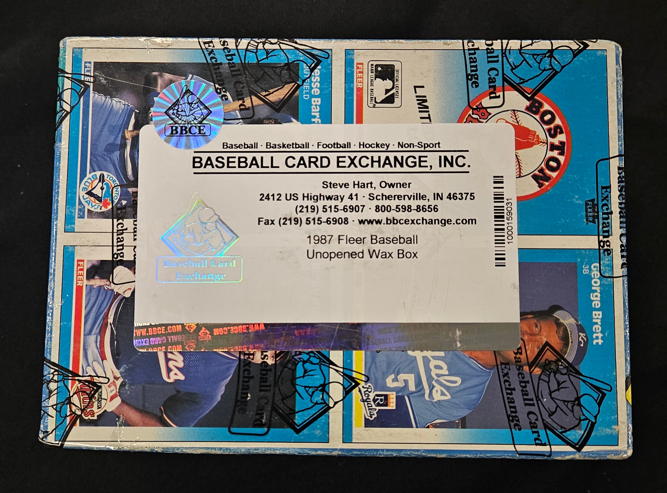 1987 Fleer Baseball Wax Box BBCE Wrapped/Sealed
