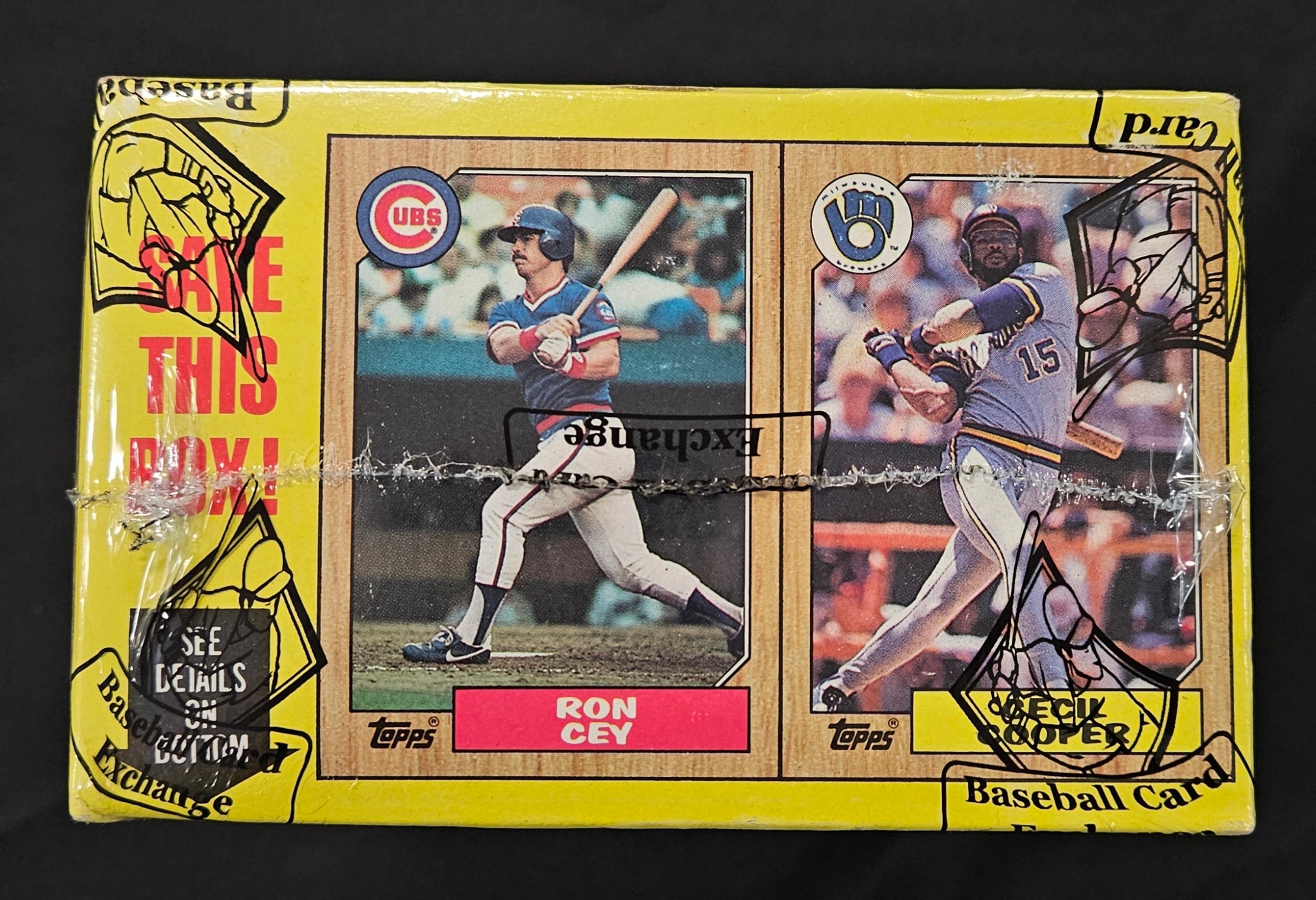 1987 Topps Baseball Wax Box BBCE Wrapped/Sealed