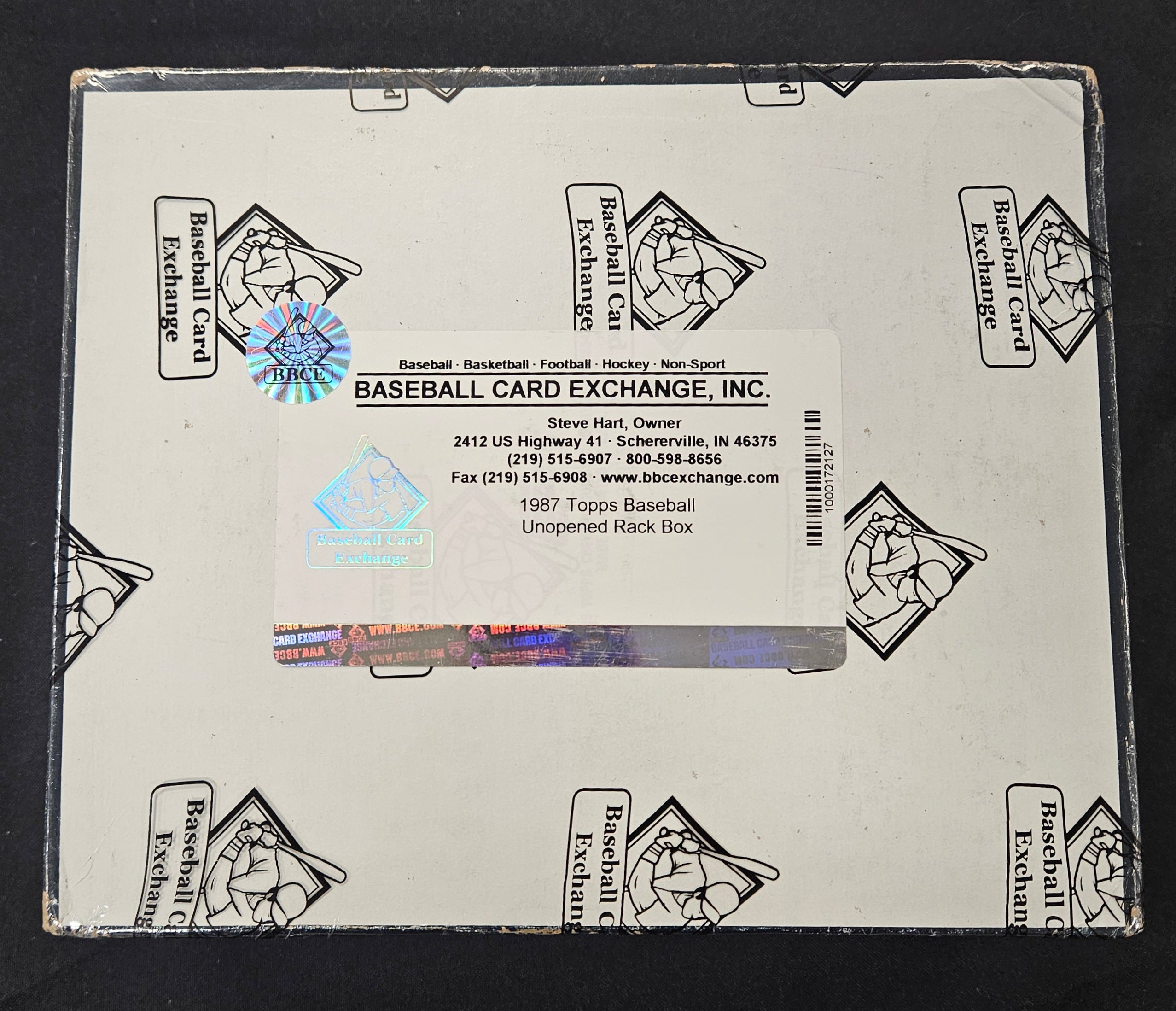 1987 Topps Baseball Rack Box BBCE Wrapped/Sealed