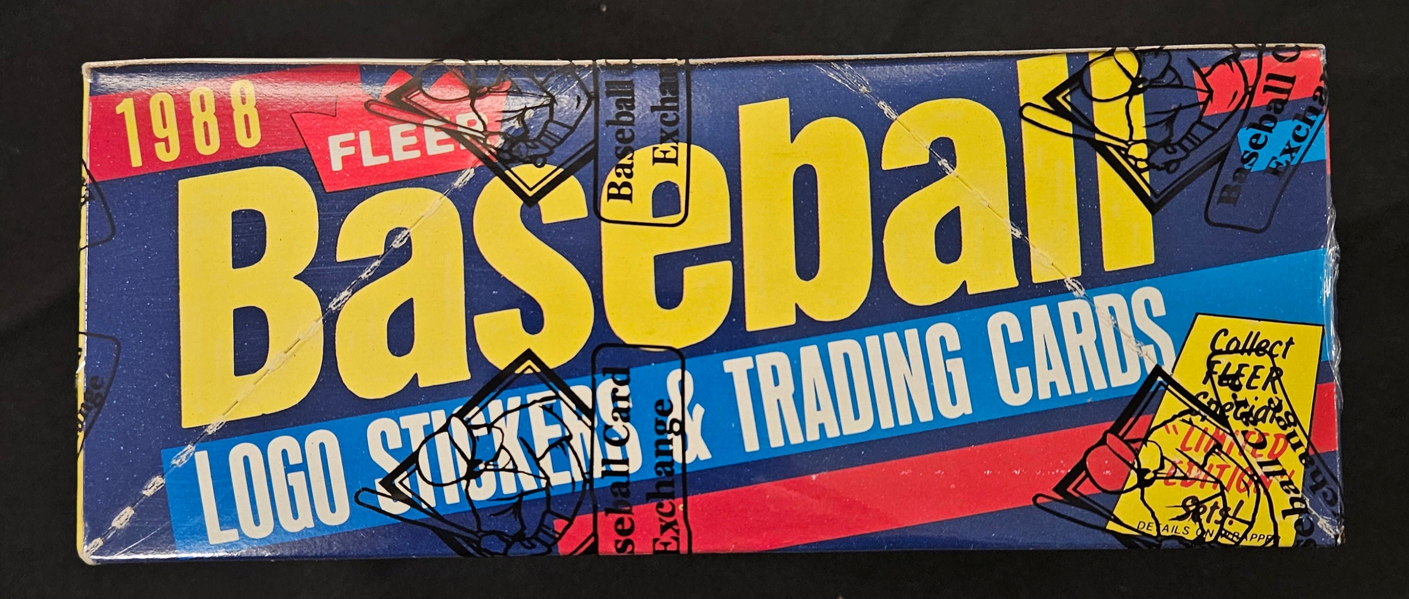 1988 Fleer Baseball Wax Box BBCE Wrapped/Sealed FASC
