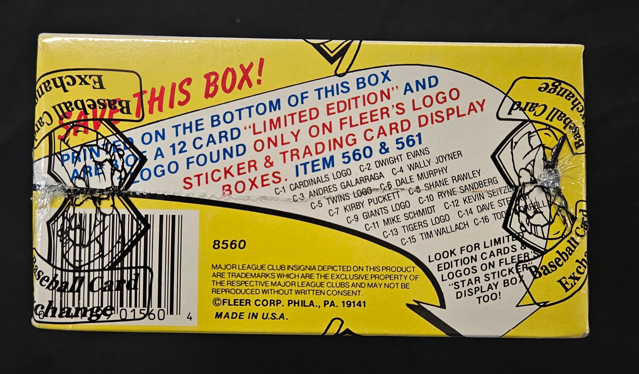 1988 Fleer Baseball Wax Box BBCE Wrapped/Sealed FASC