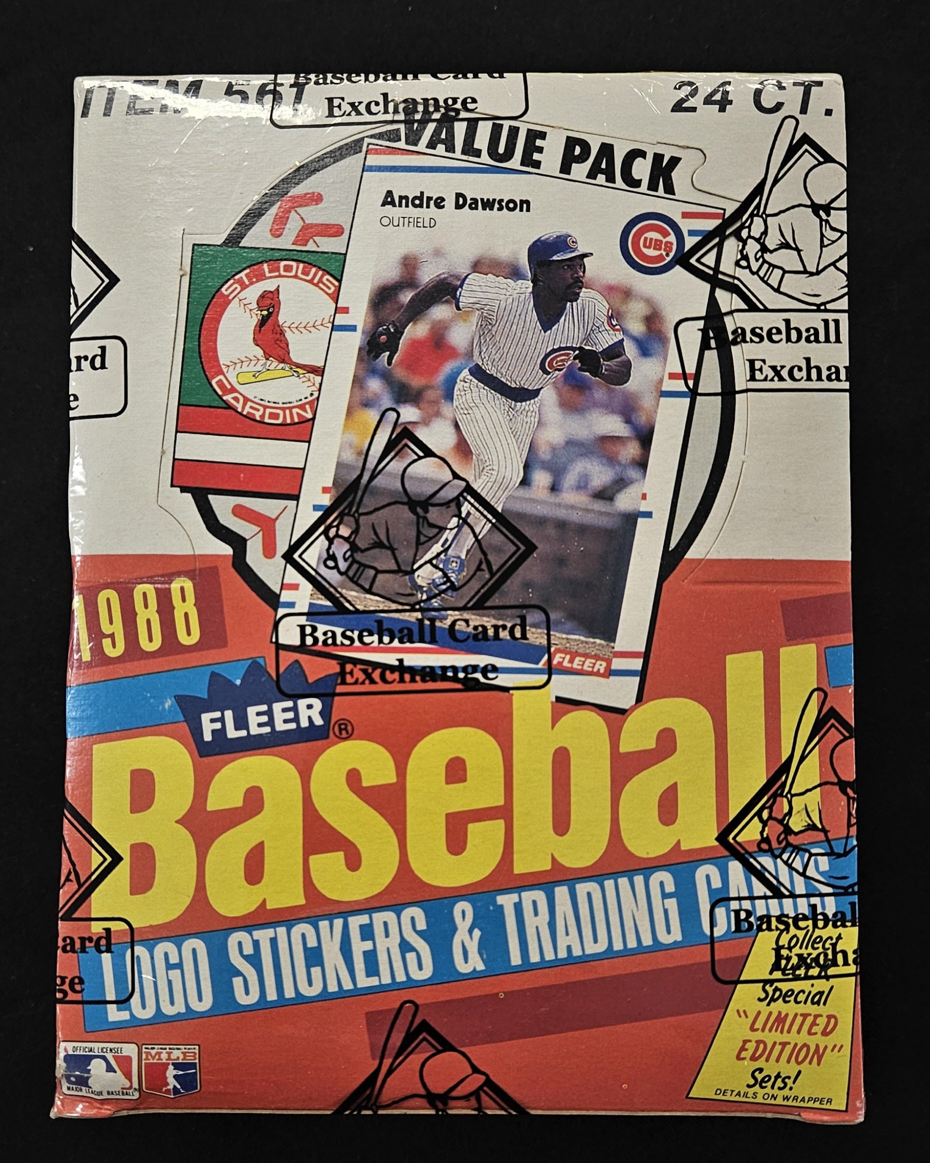 1988 Fleer Baseball Cello Box BBCE Wrapped/Sealed FASC