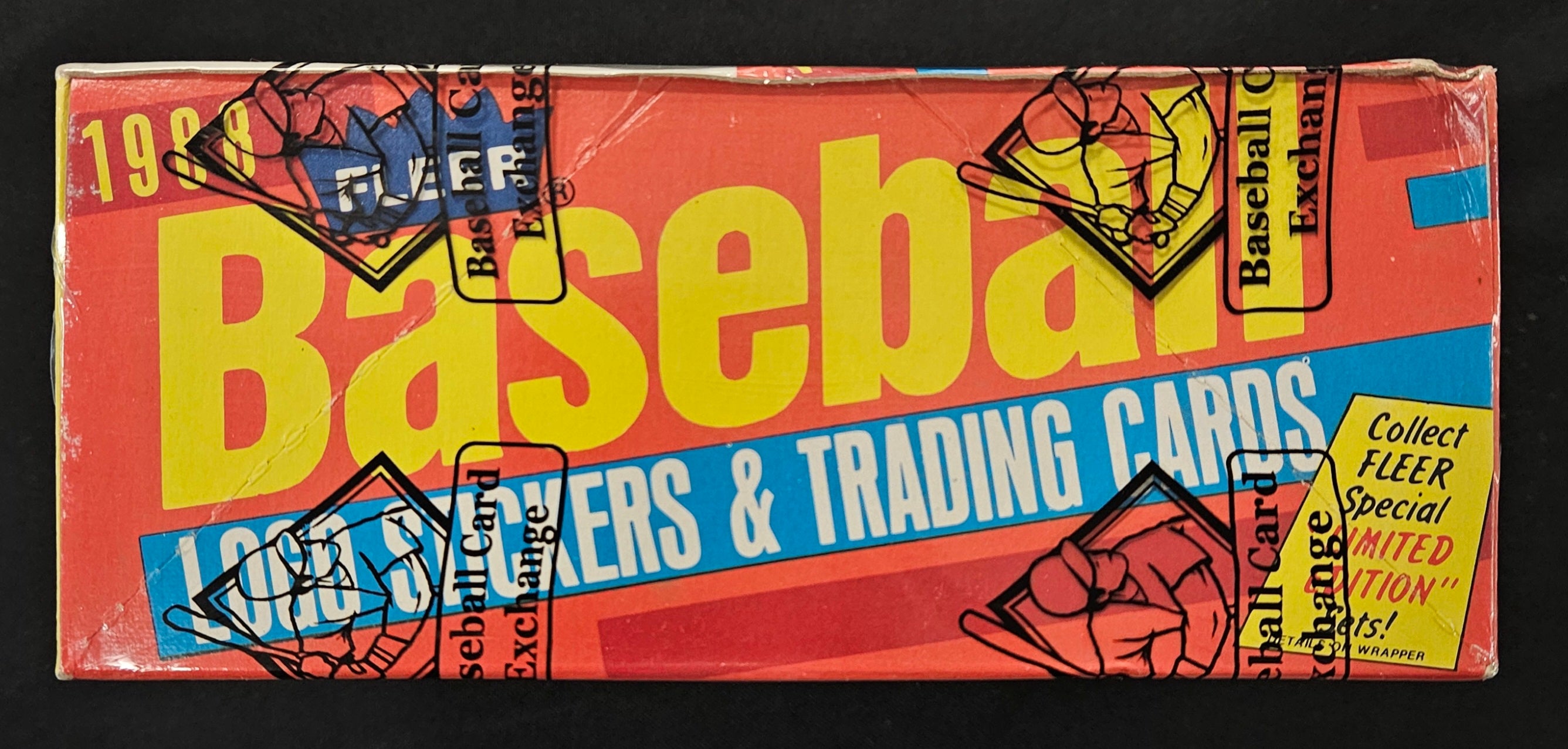1988 Fleer Baseball Cello Box BBCE Wrapped/Sealed FASC
