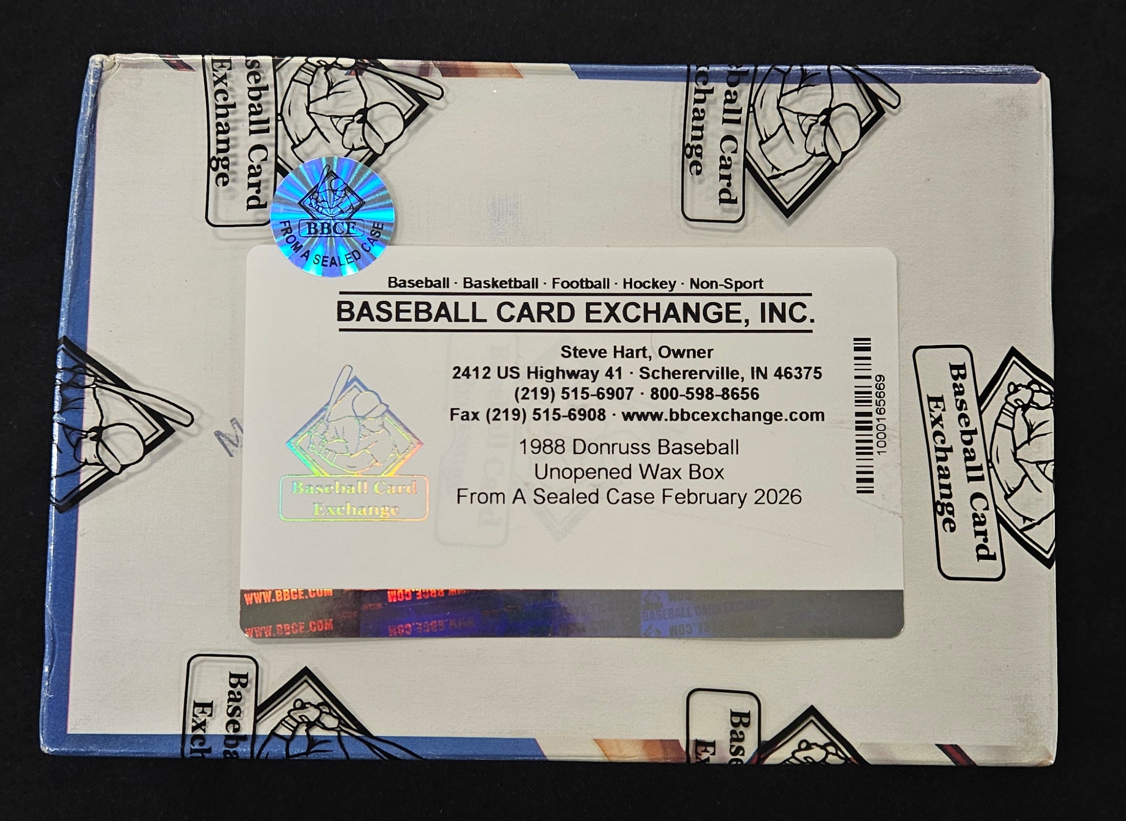 1988 Donruss Baseball Wax Box BBCE Wrapped/Sealed FASC