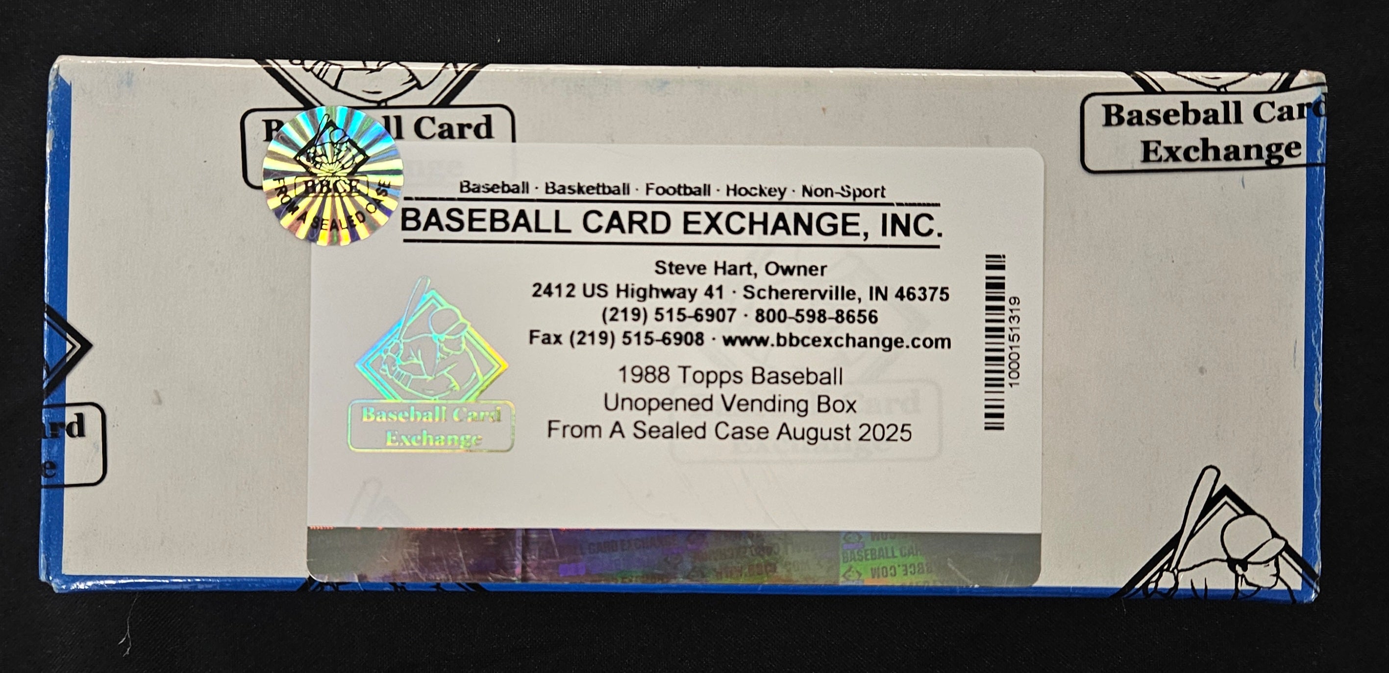 1988 Topps Baseball Vending Box BBCE Wrapped/Sealed FASC