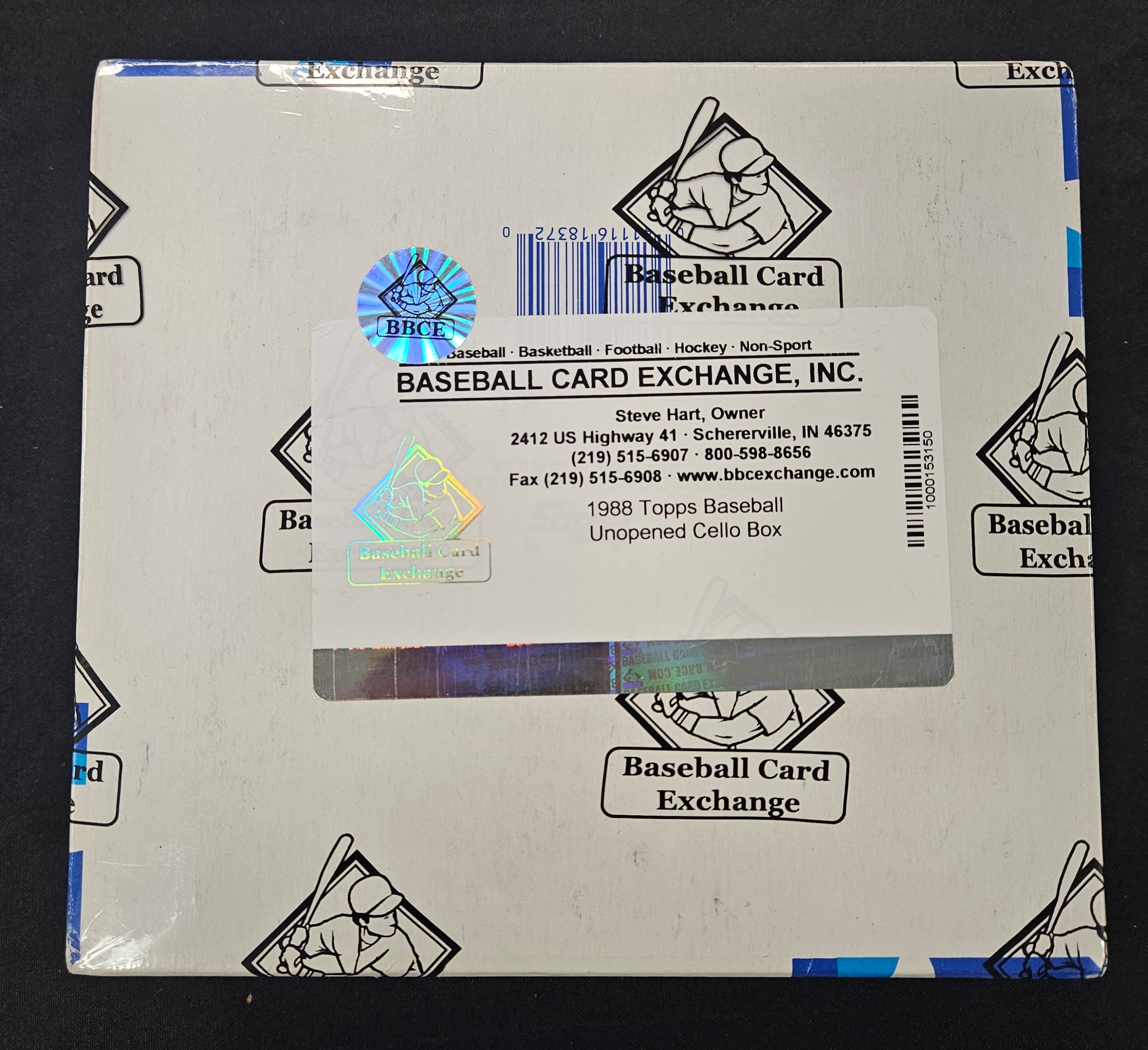 1988 Topps Baseball Cello Box BBCE Wrapped/Sealed