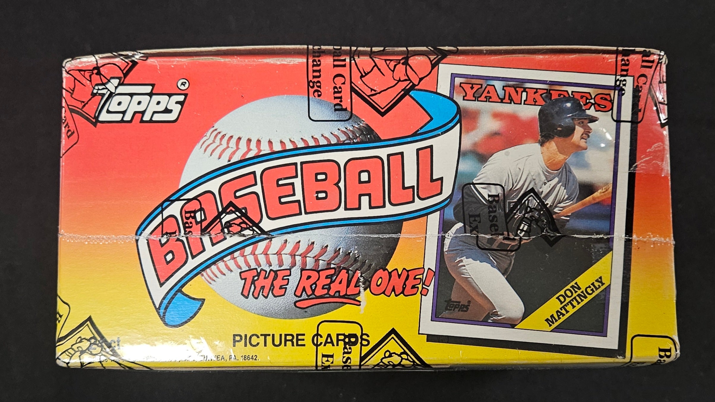 1988 Topps Baseball Jumbo Cello Box BBCE Wrapped/Sealed