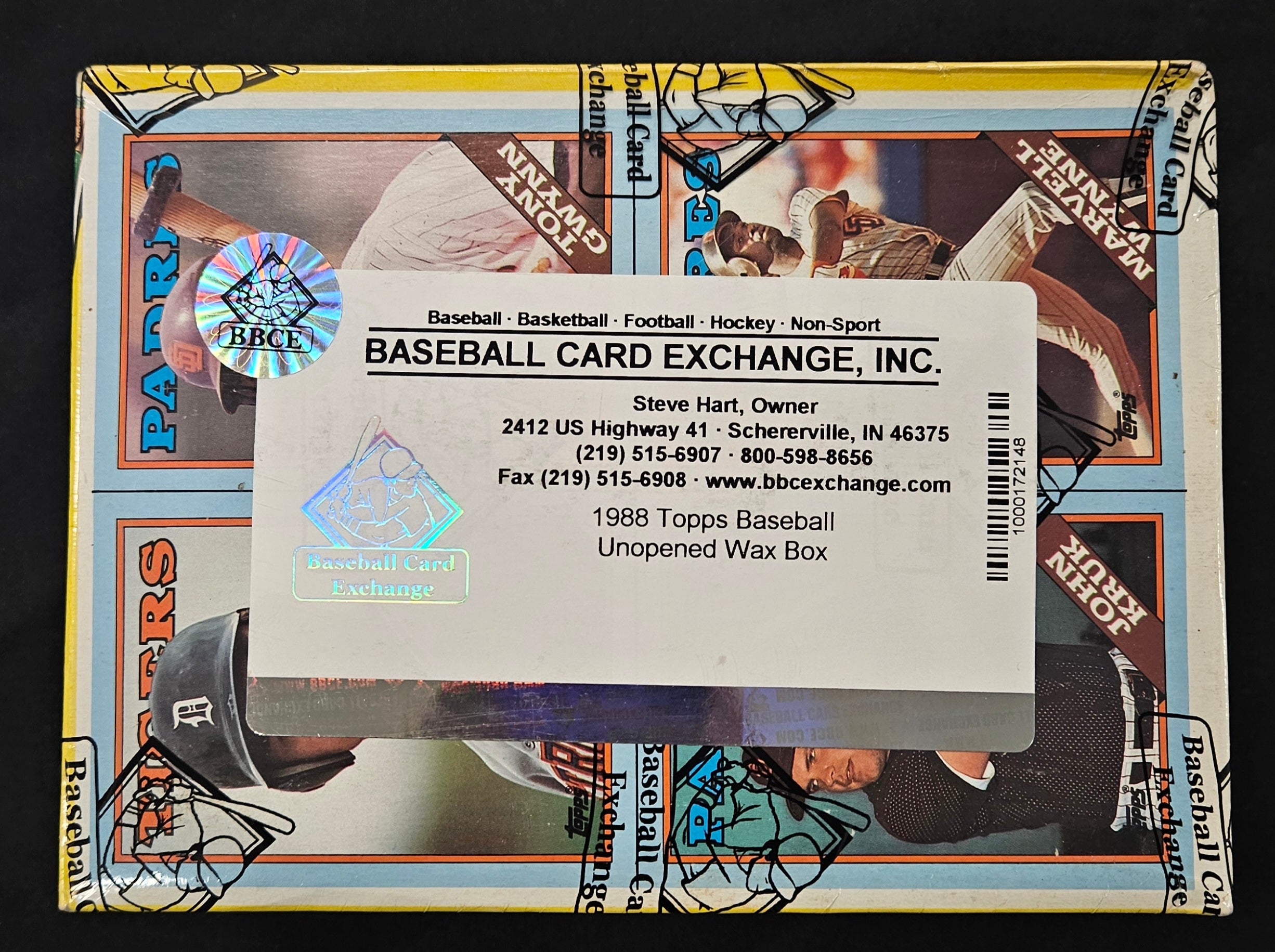 1988 Topps Baseball Wax Box BBCE Wrapped/Sealed