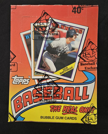 1988 Topps Baseball Wax Box BBCE Wrapped/Sealed FASC