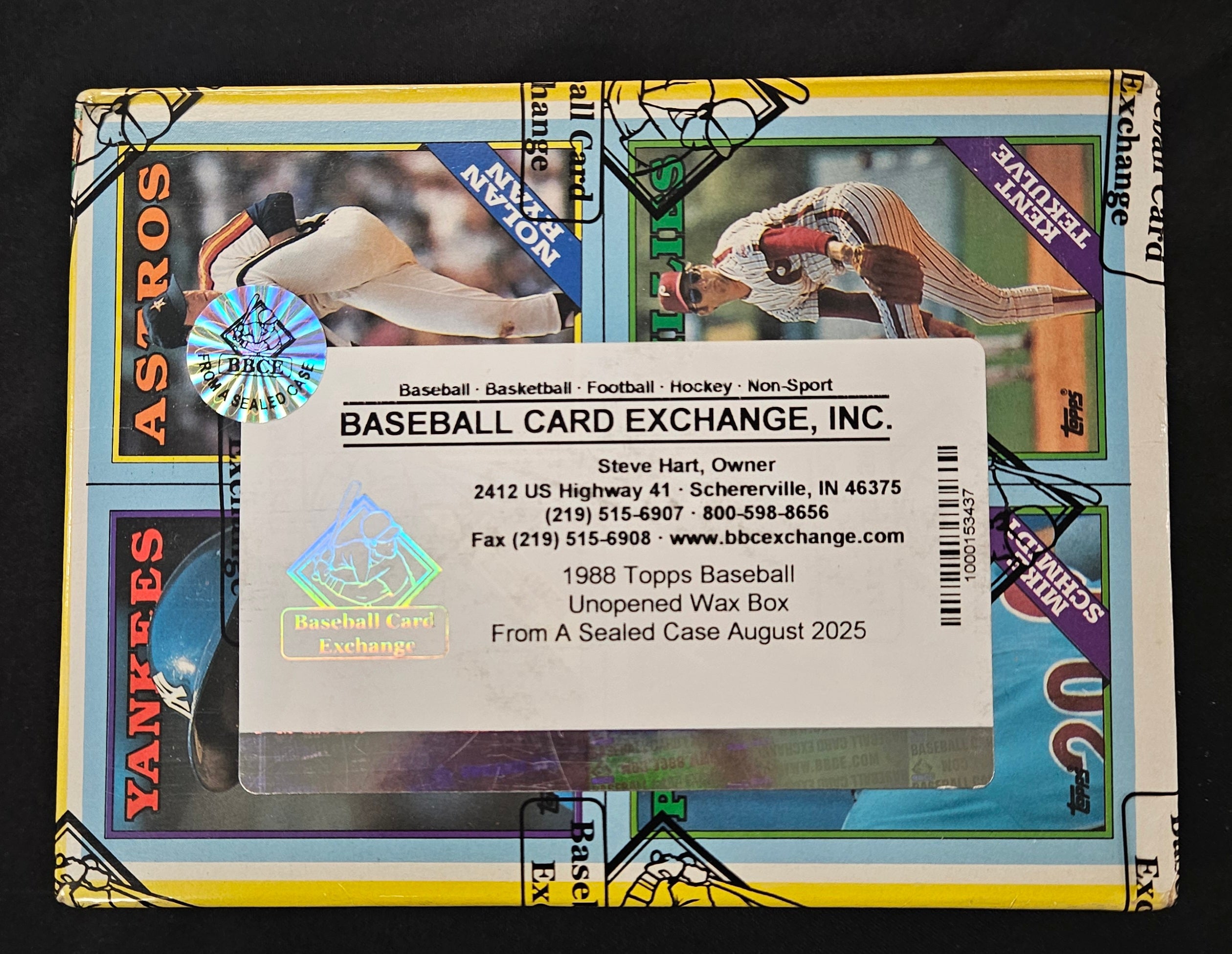 1988 Topps Baseball Wax Box BBCE Wrapped/Sealed FASC