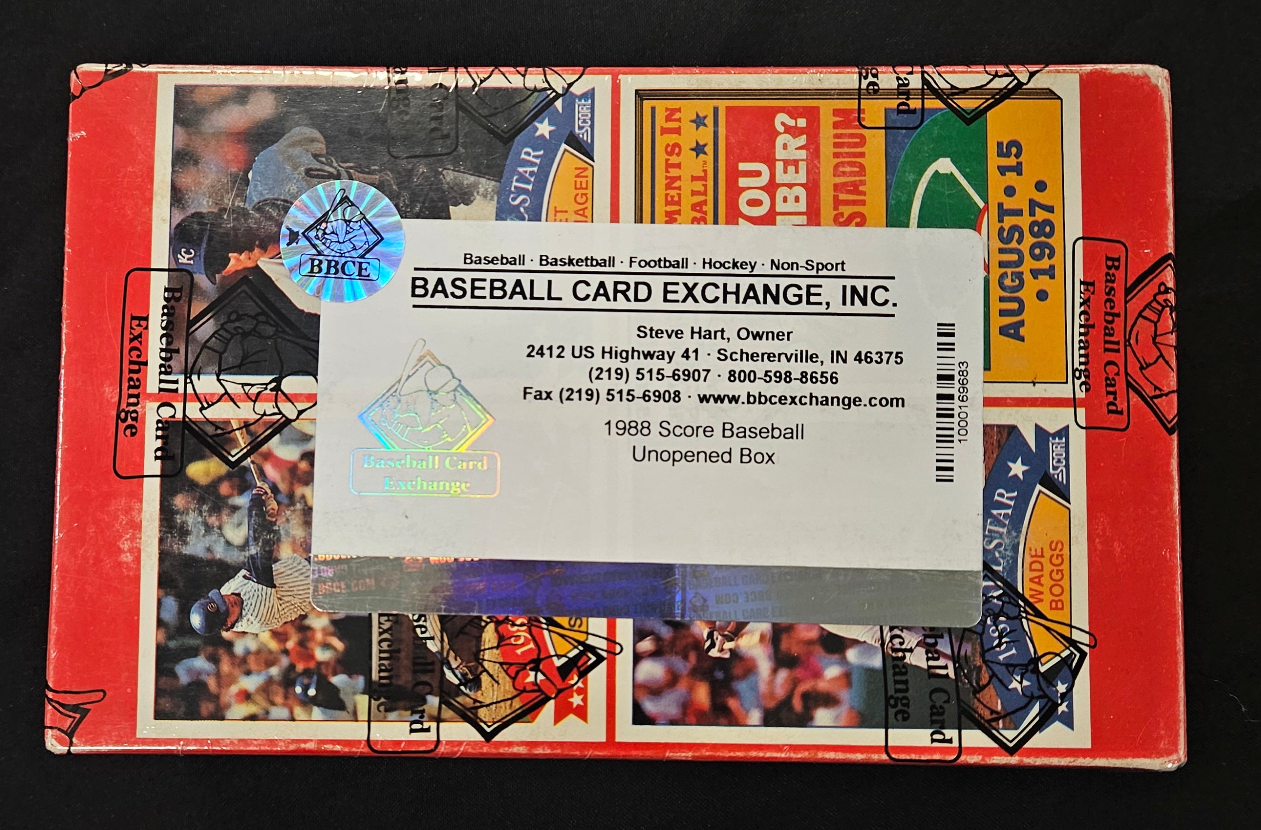 1988 Score Baseball Box BBCE Wrapped/Sealed