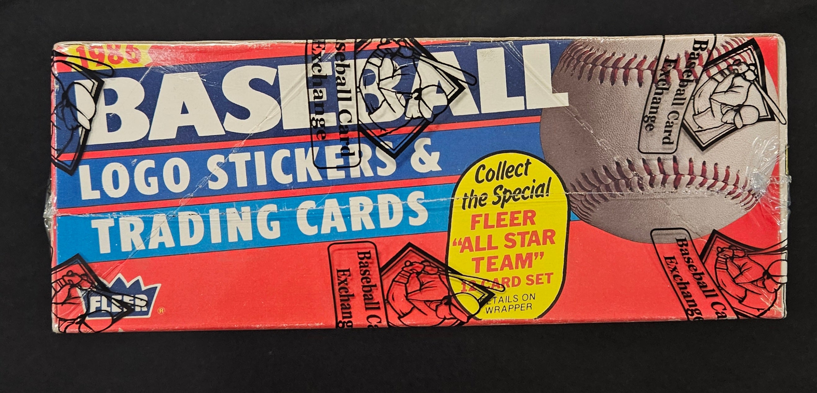 1986 Fleer Baseball Wax Box BBCE Wrapped/Sealed