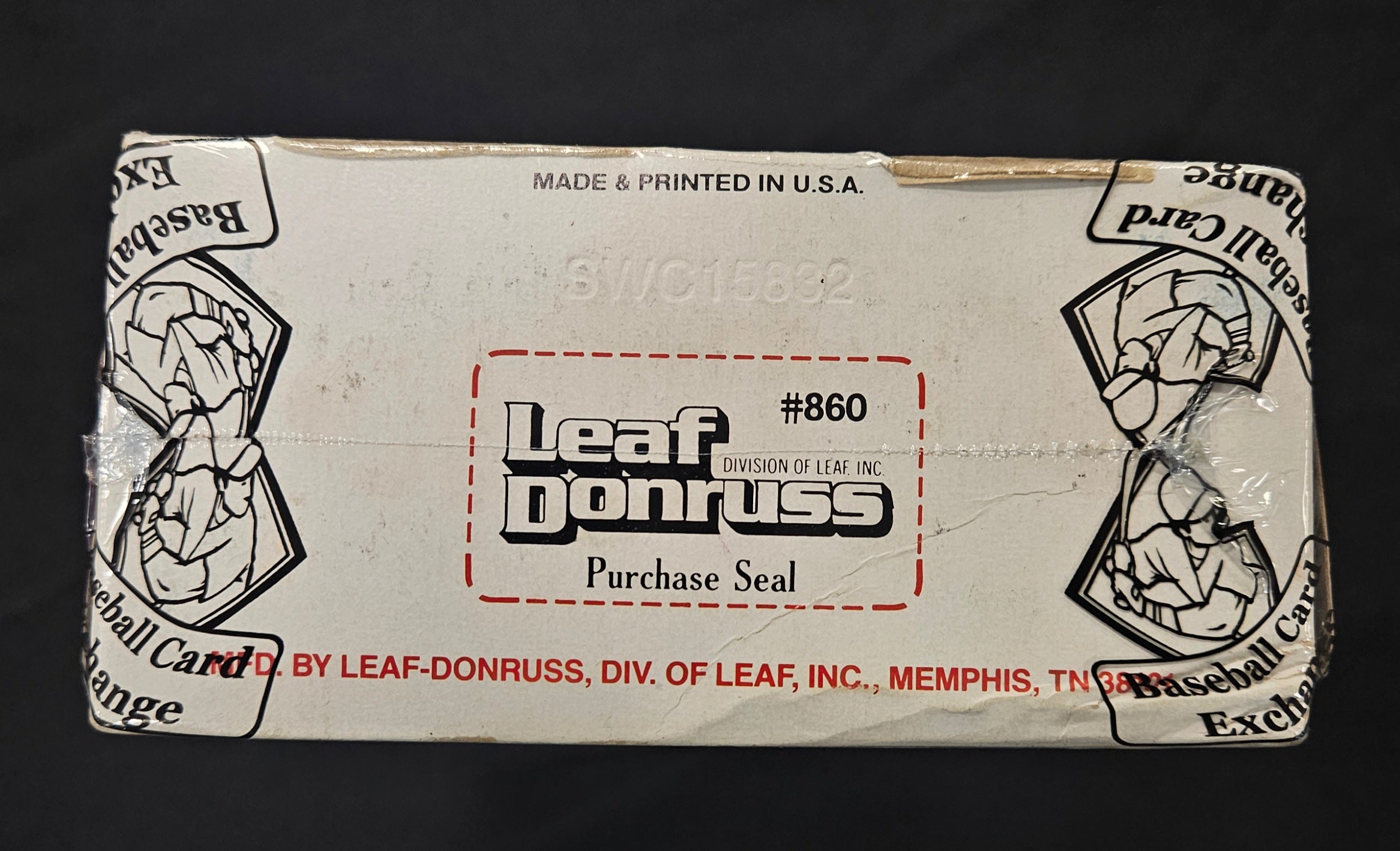 1986 Donruss Baseball Wax Box BBCE Wrapped/Sealed