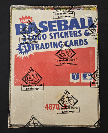 1987 Fleer Baseball Rack Box BBCE Wrapped/Sealed FASC