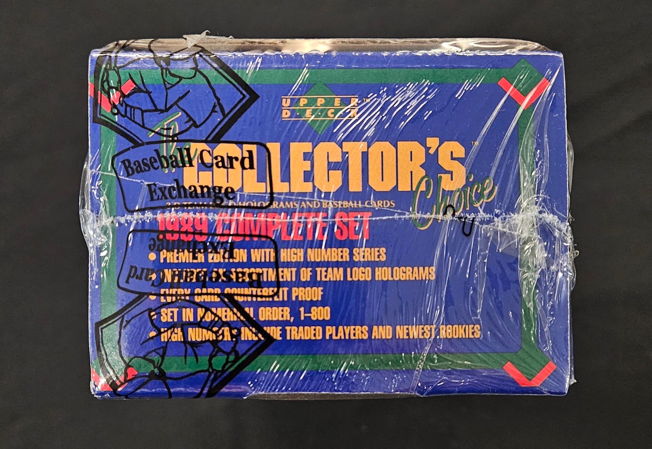 1989 Upper Deck Baseball Factory Set Sealed BBCE Wrapped FASC