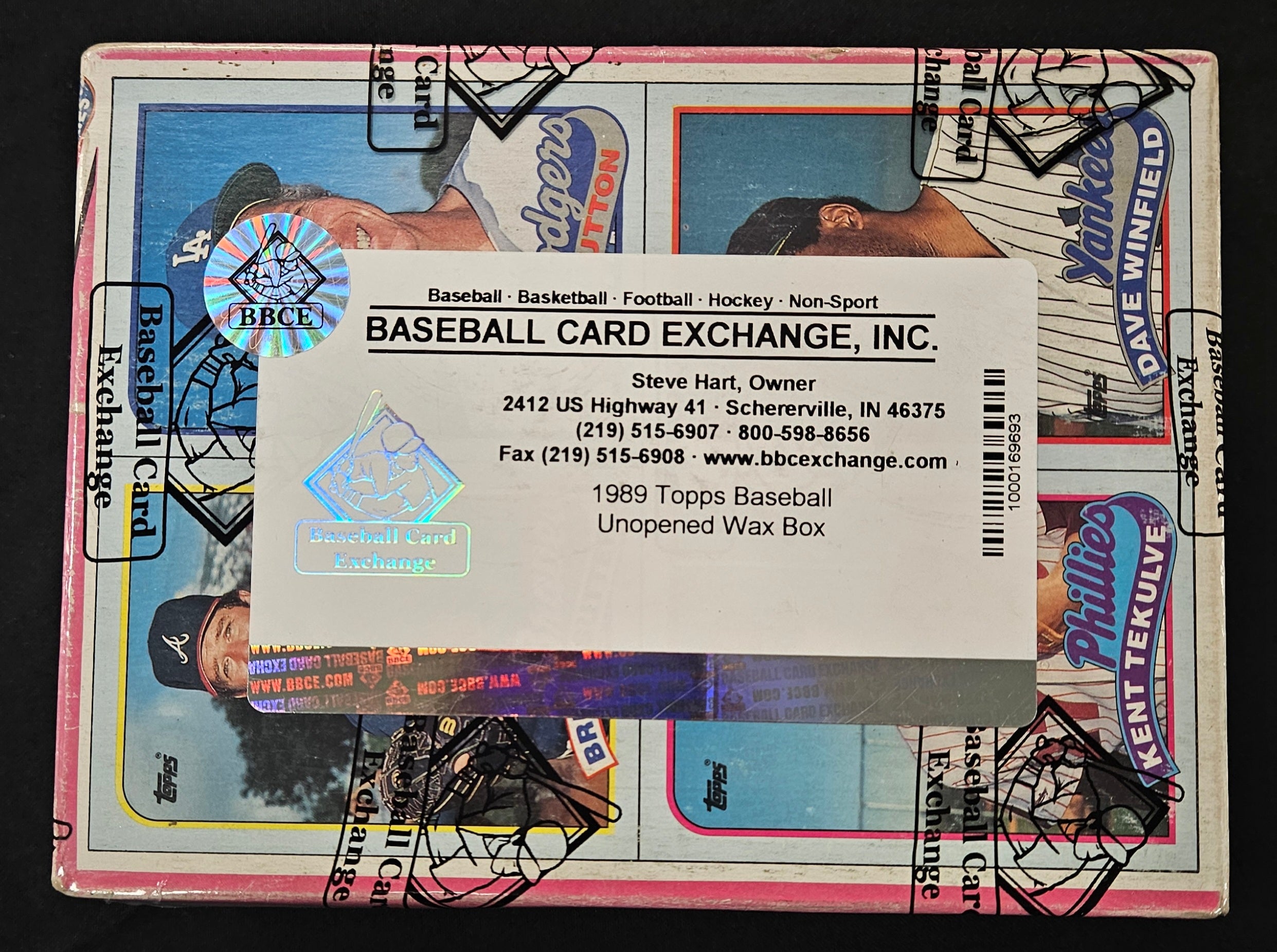 1989 Topps Baseball Wax Box BBCE Wrapped/Sealed