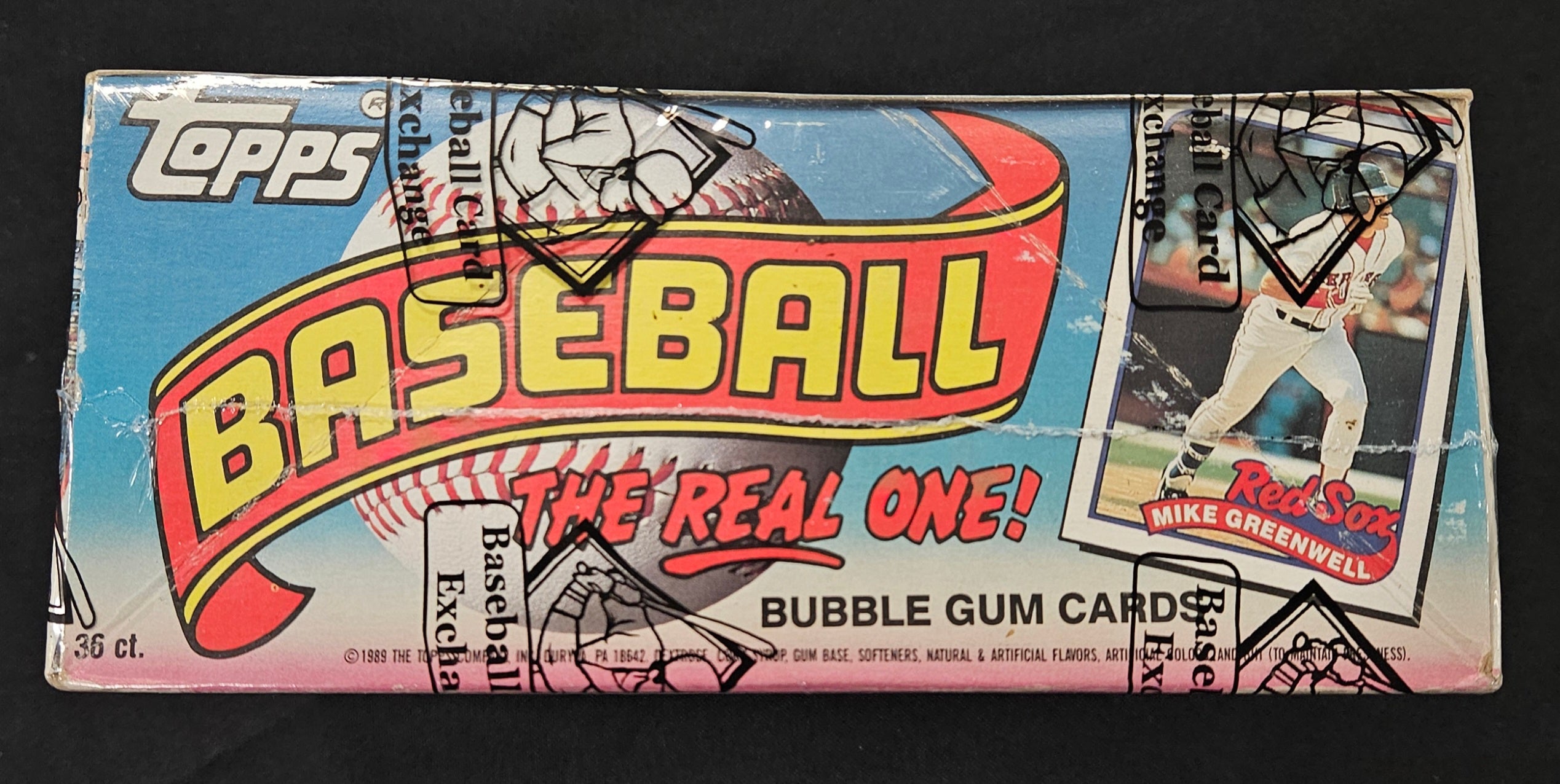 1989 Topps Baseball Wax Box BBCE Wrapped/Sealed