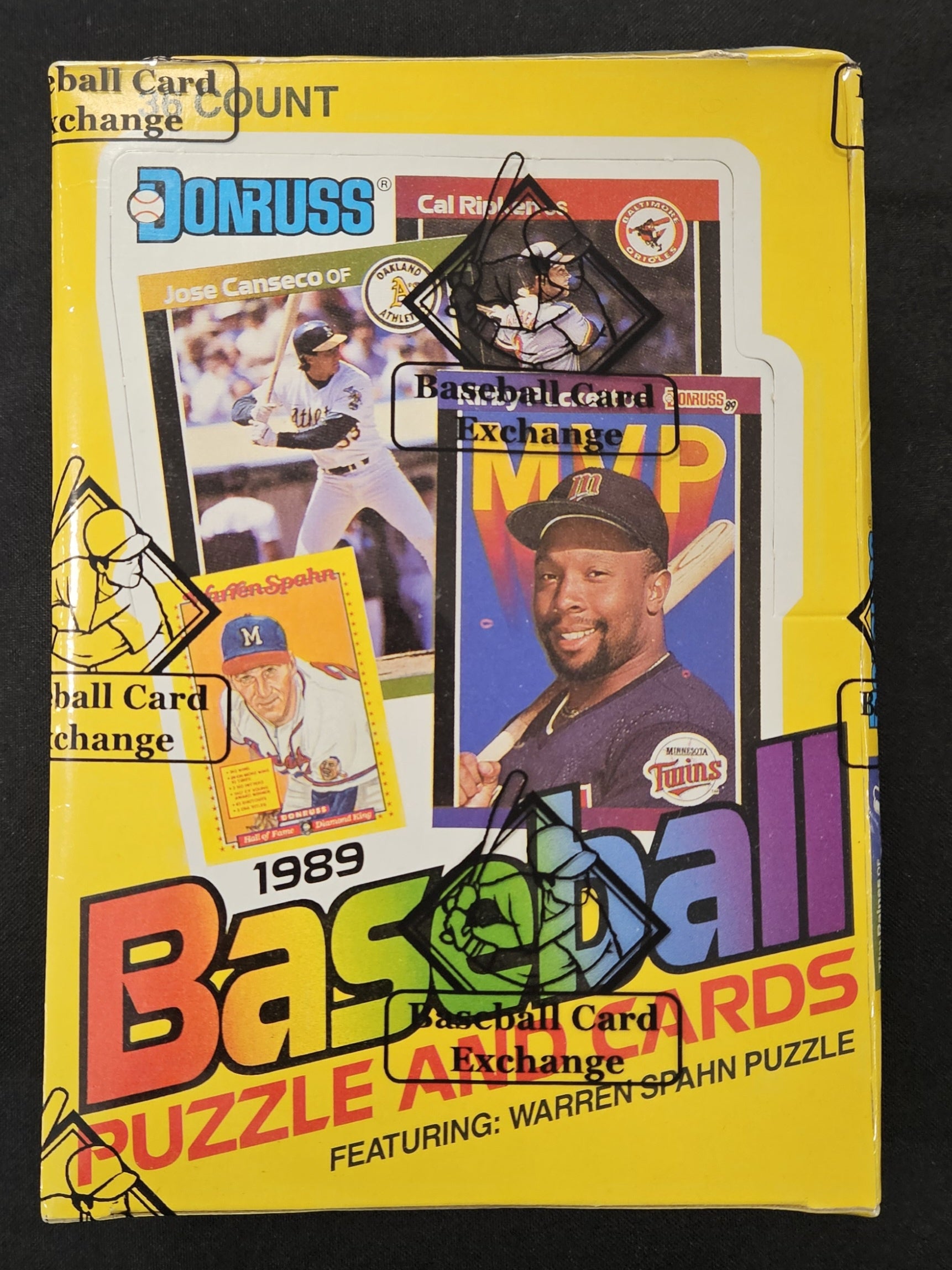 1989 Donruss Baseball Wax Box BBCE Wrapped/Sealed