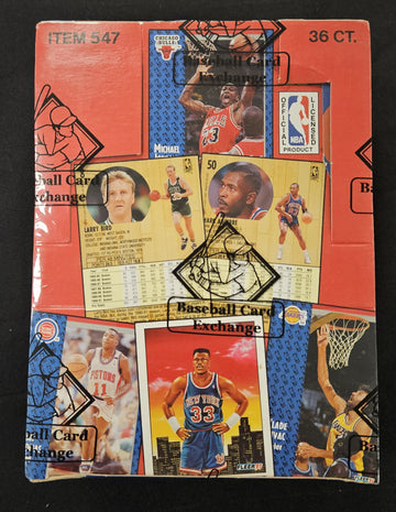 1991-92 Fleer Basketball Wax Box BBCE Wrapped/Sealed
