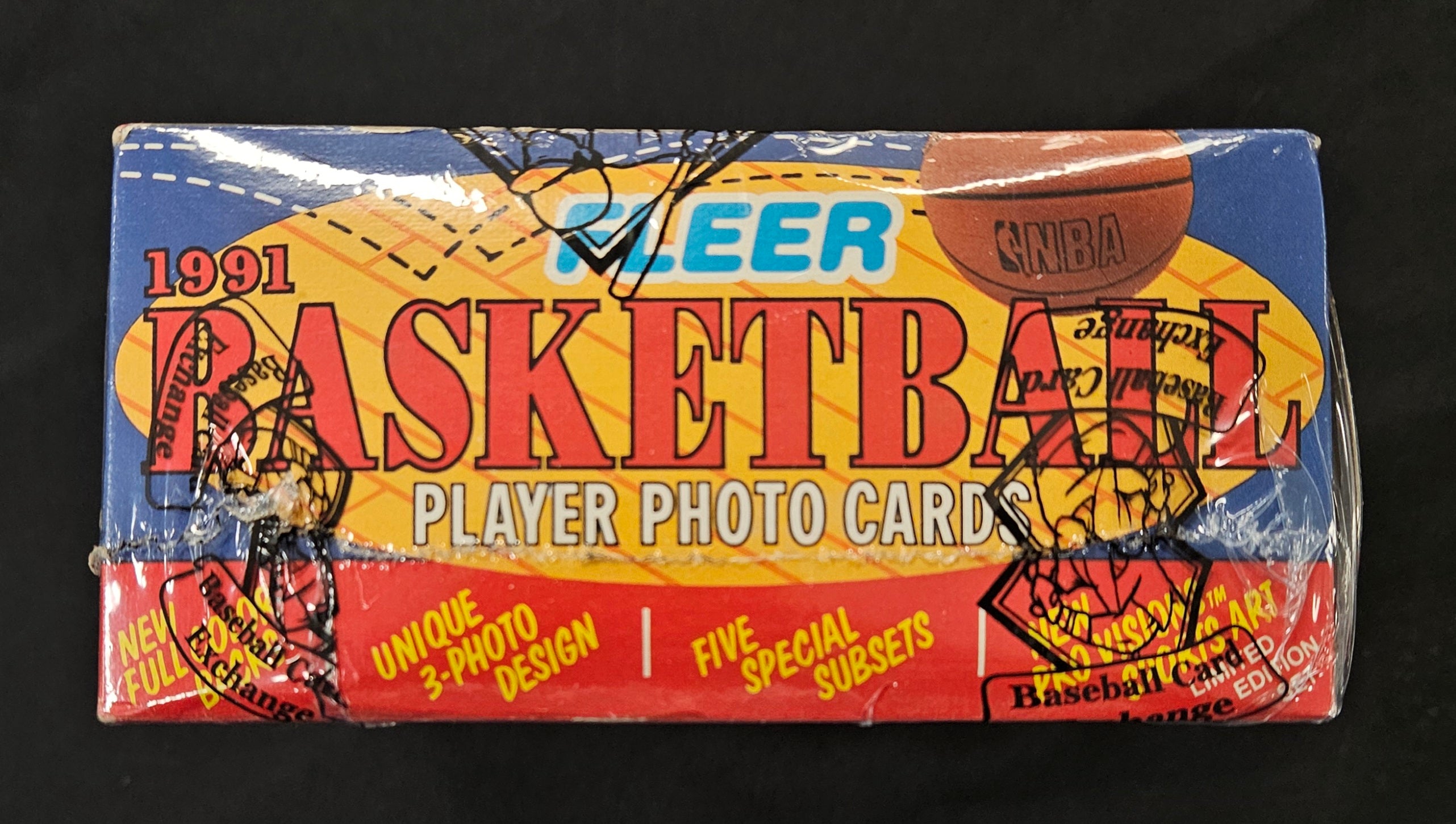 1991-92 Fleer Basketball Wax Box BBCE Wrapped/Sealed