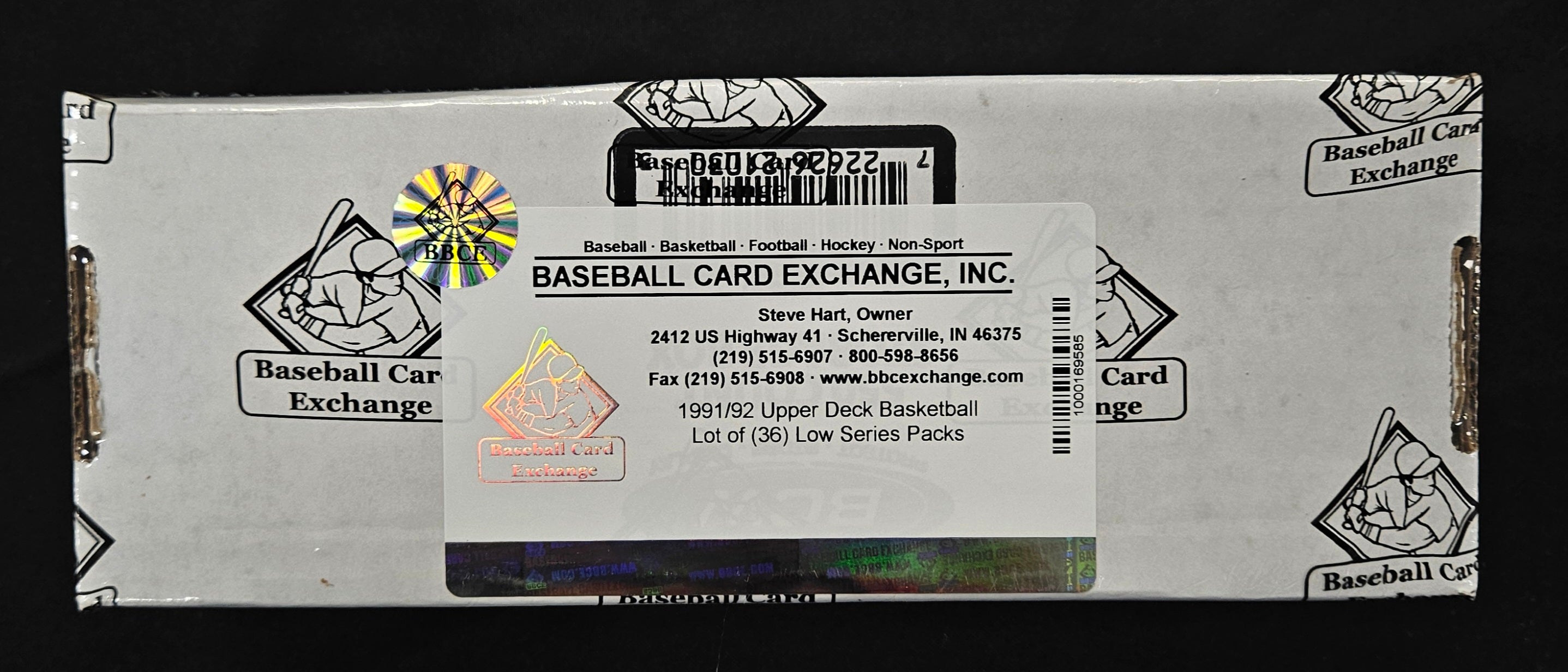 1991-92 Upper Deck Basketball Low # Series 36 Pack Lot BBCE Wrapped/Sealed