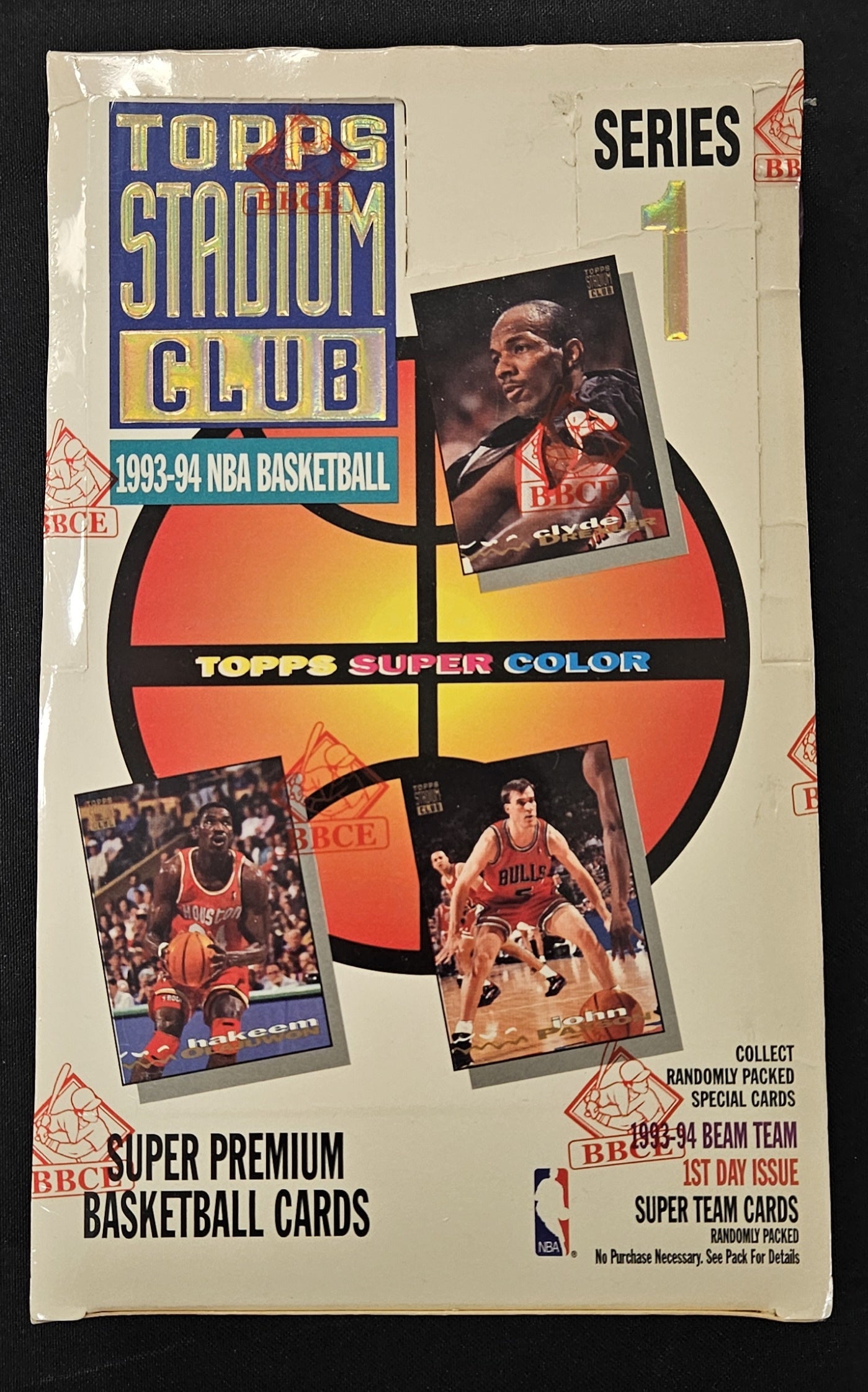 1993-94 Topps Stadium Club Series One Basketball Box BBCE Wrapped/Sealed