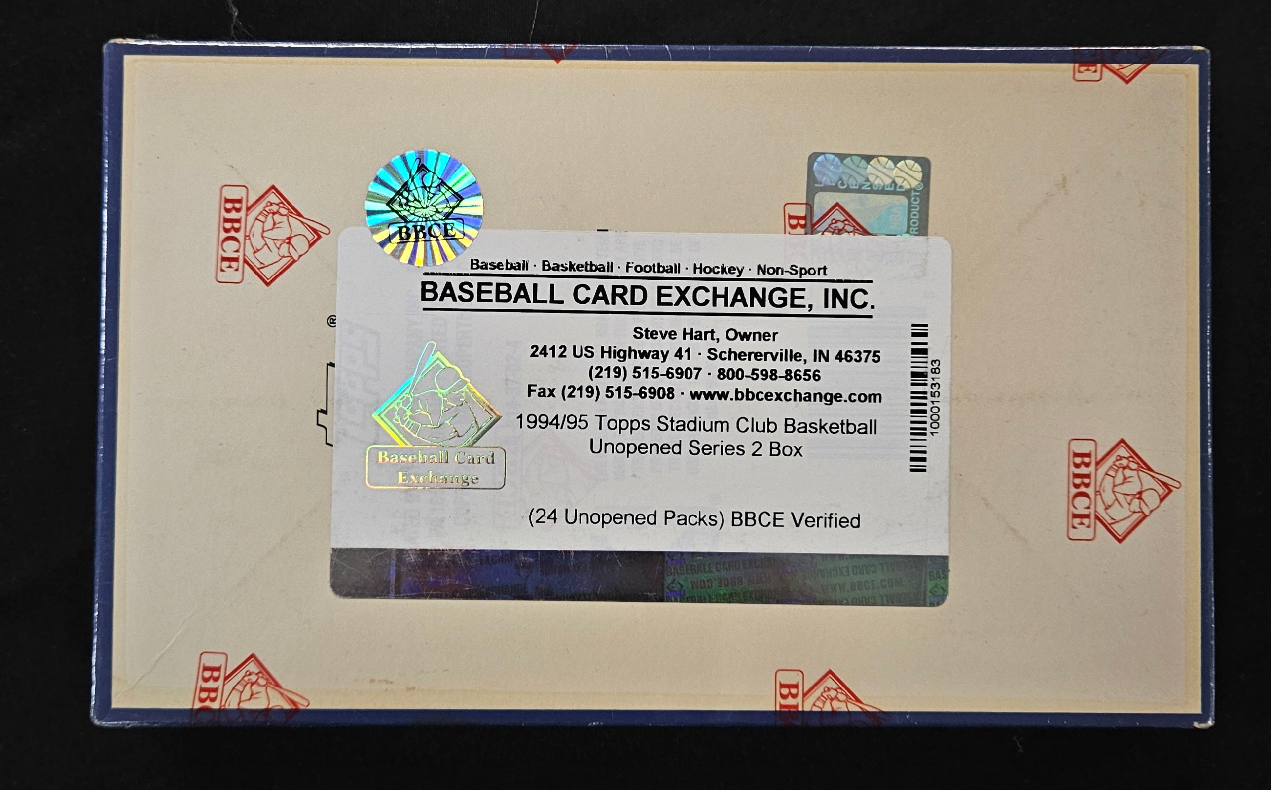 1994-95 Topps Stadium Club Series Two Basketball Box BBCE Wrapped/Sealed