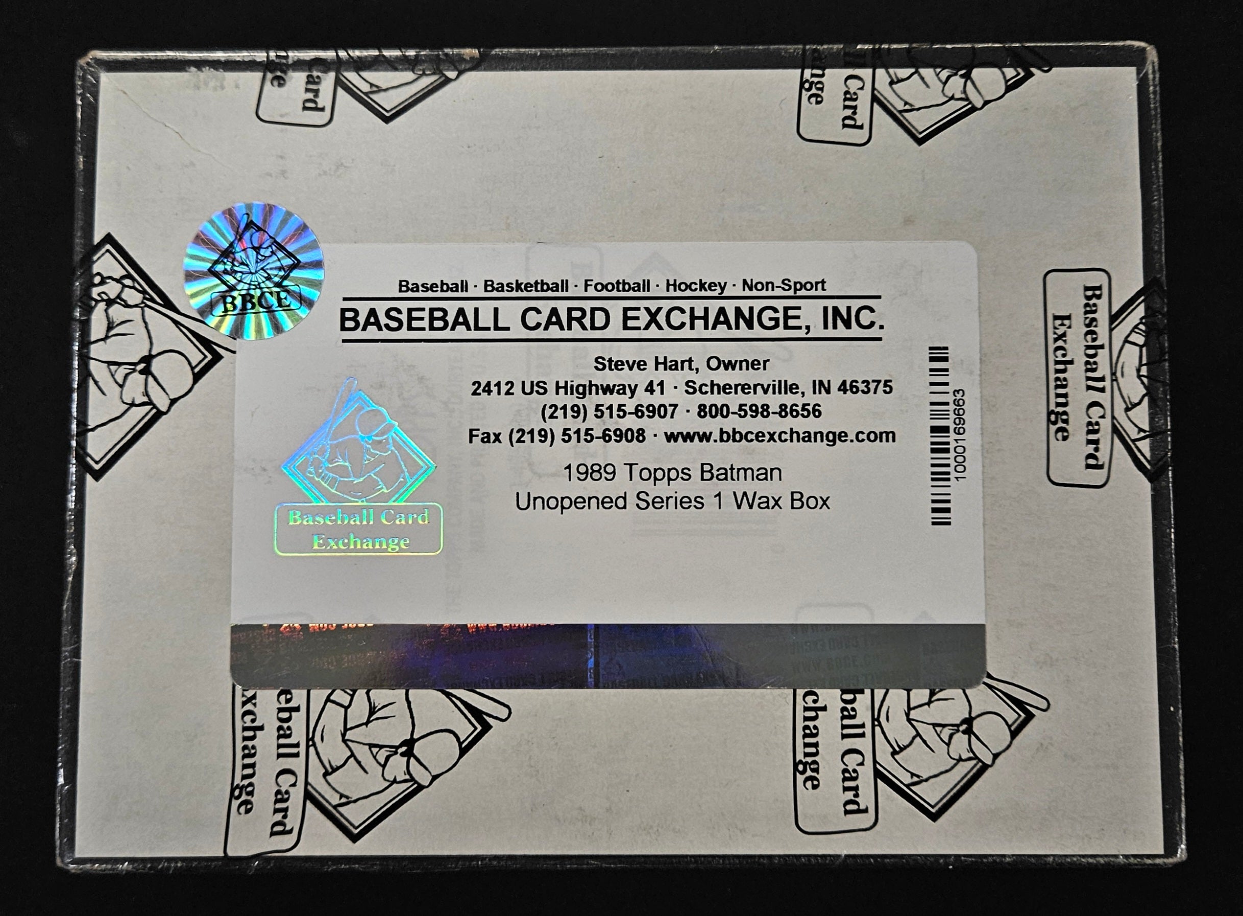1989 Topps Batman Series One Wax Box BBCE Wrapped/Sealed