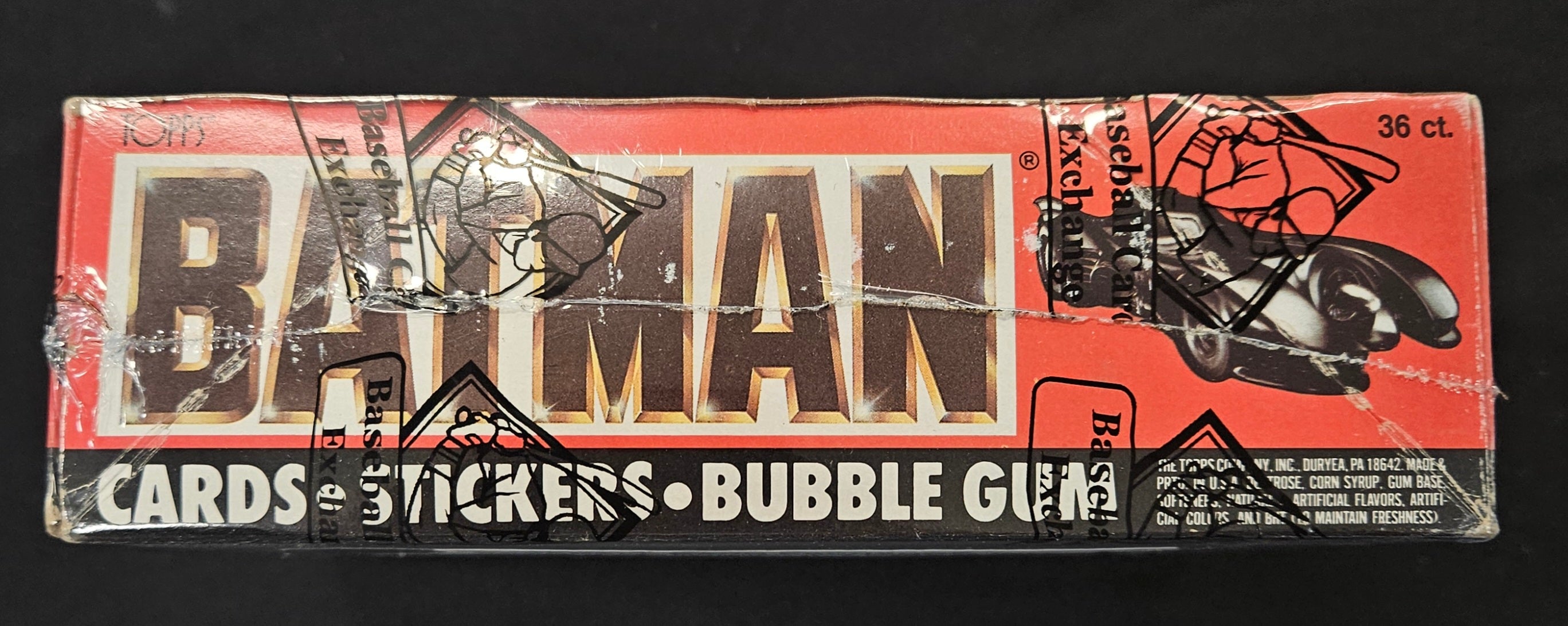 1989 Topps Batman Series One Wax Box BBCE Wrapped/Sealed