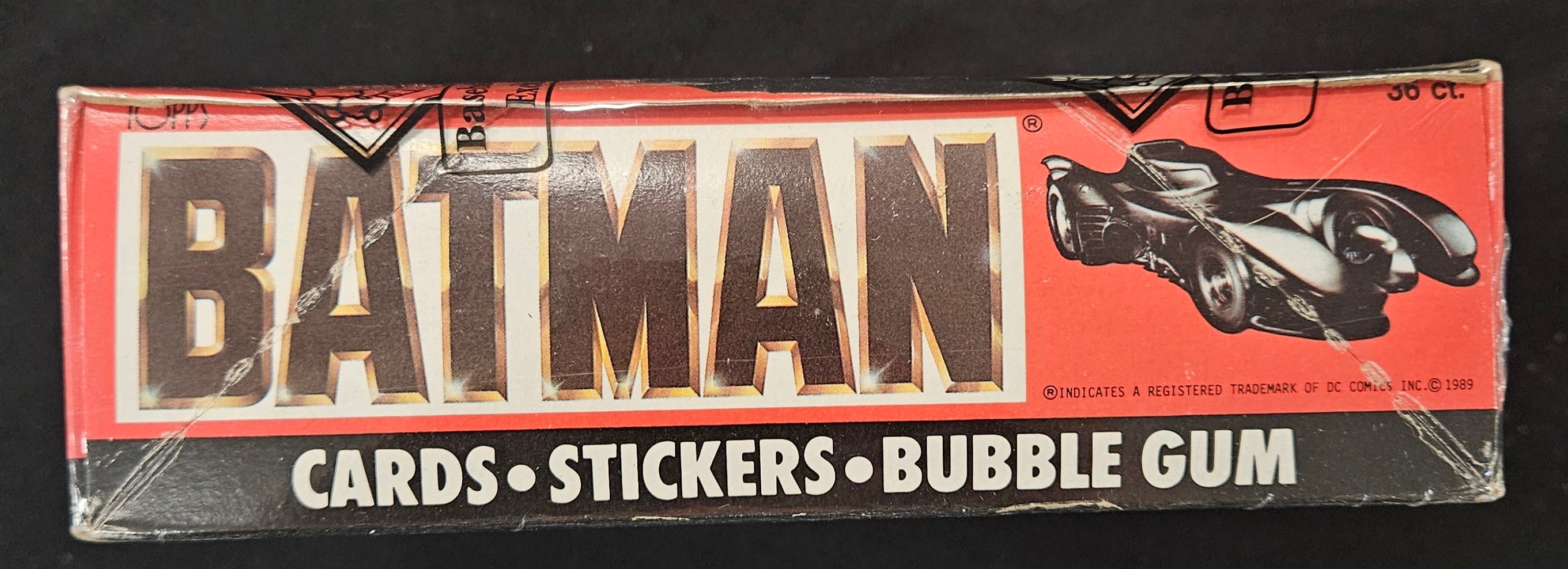 1989 Topps Batman Series One Wax Box BBCE Wrapped/Sealed