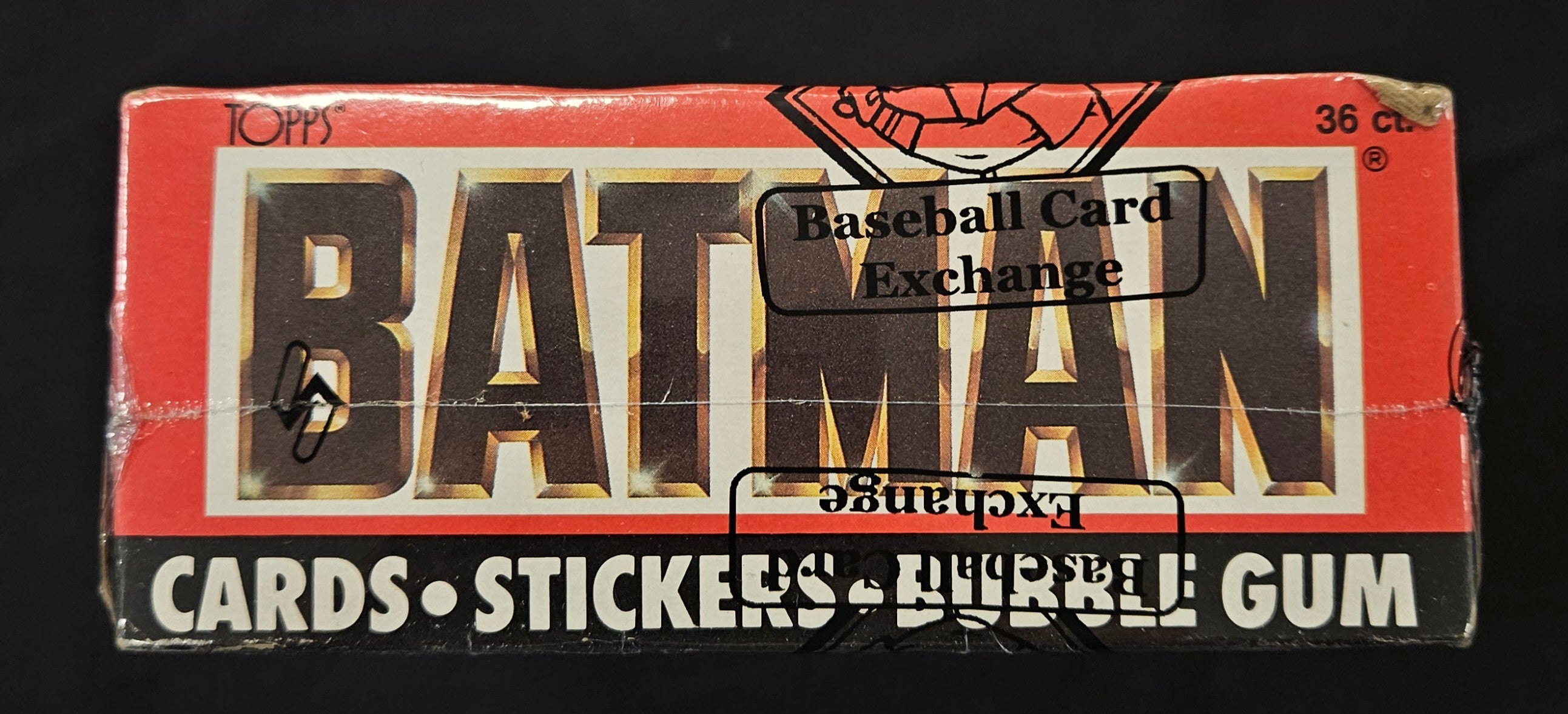 1989 Topps Batman Series One Wax Box BBCE Wrapped/Sealed