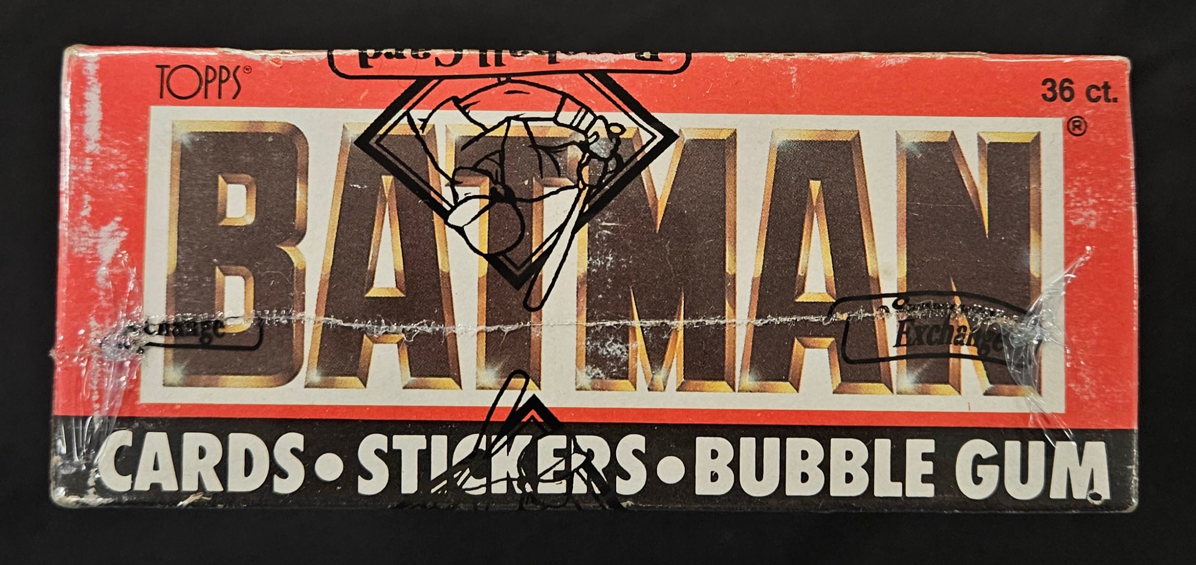 1989 Topps Batman Series One Wax Box BBCE Wrapped/Sealed
