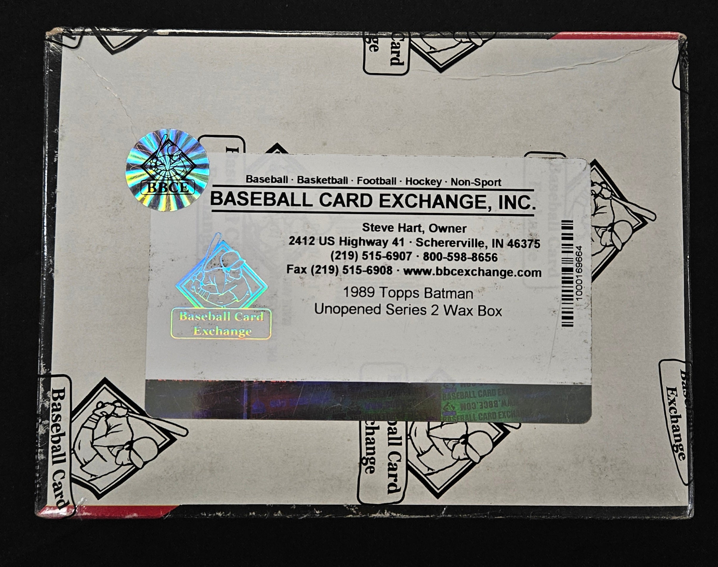 1989 Topps Batman Series Two Wax Box BBCE Wrapped/Sealed