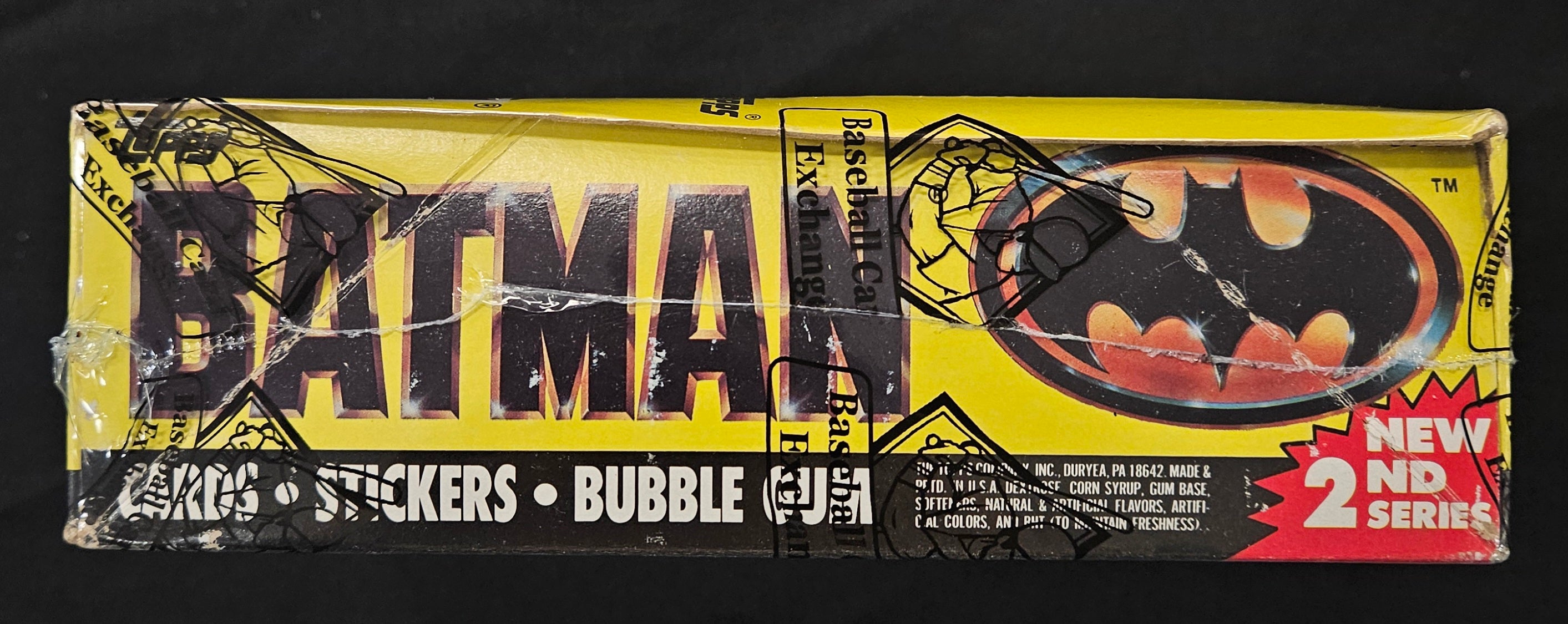 1989 Topps Batman Series Two Wax Box BBCE Wrapped/Sealed