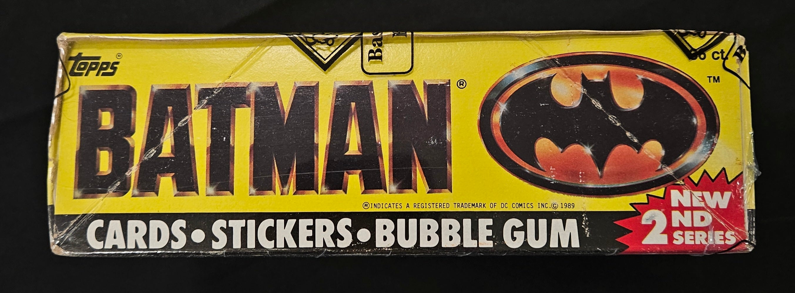 1989 Topps Batman Series Two Wax Box BBCE Wrapped/Sealed