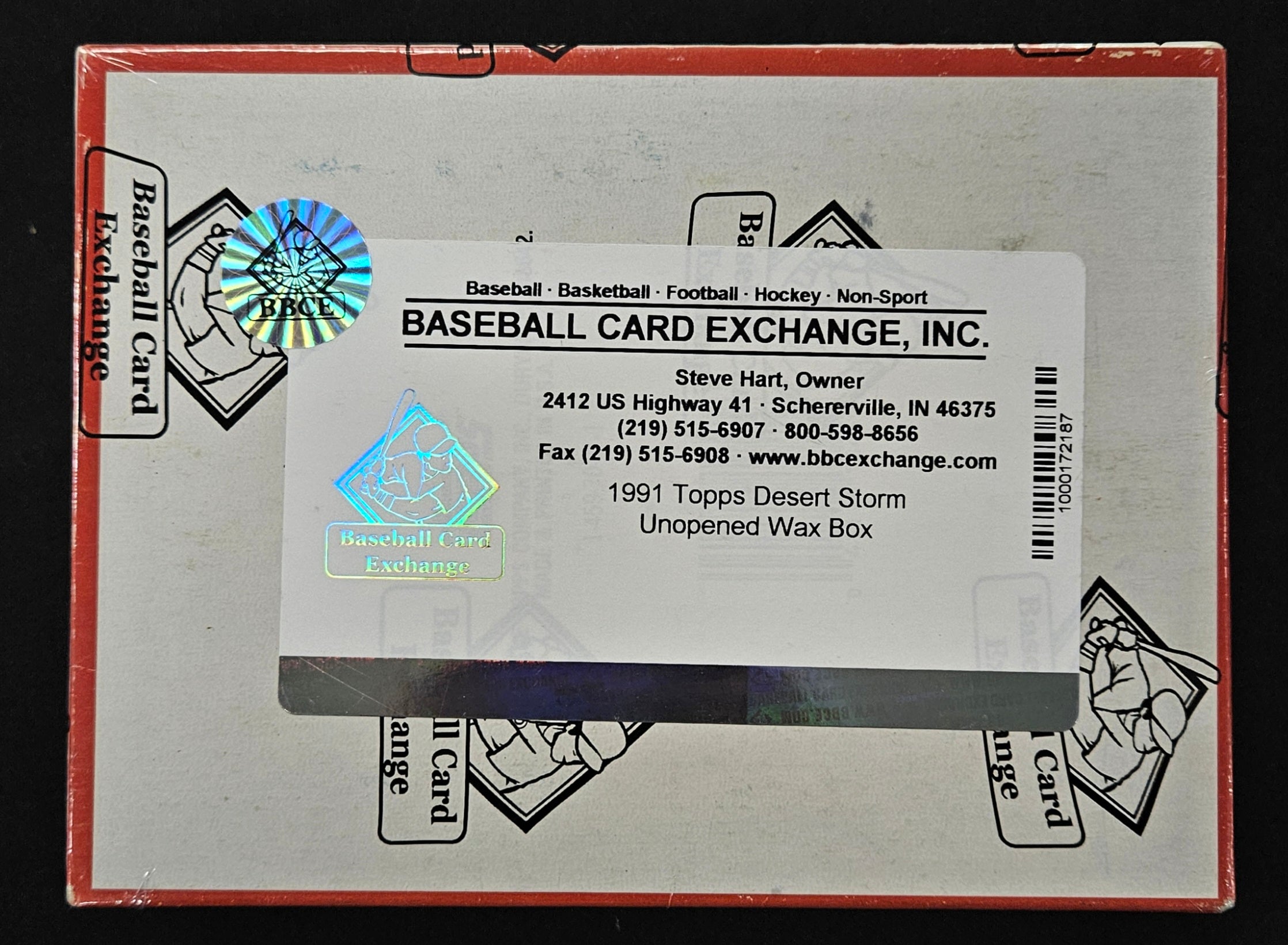 1991 Topps Desert Storm Series One Blue Box BBCE Wrapped/Sealed